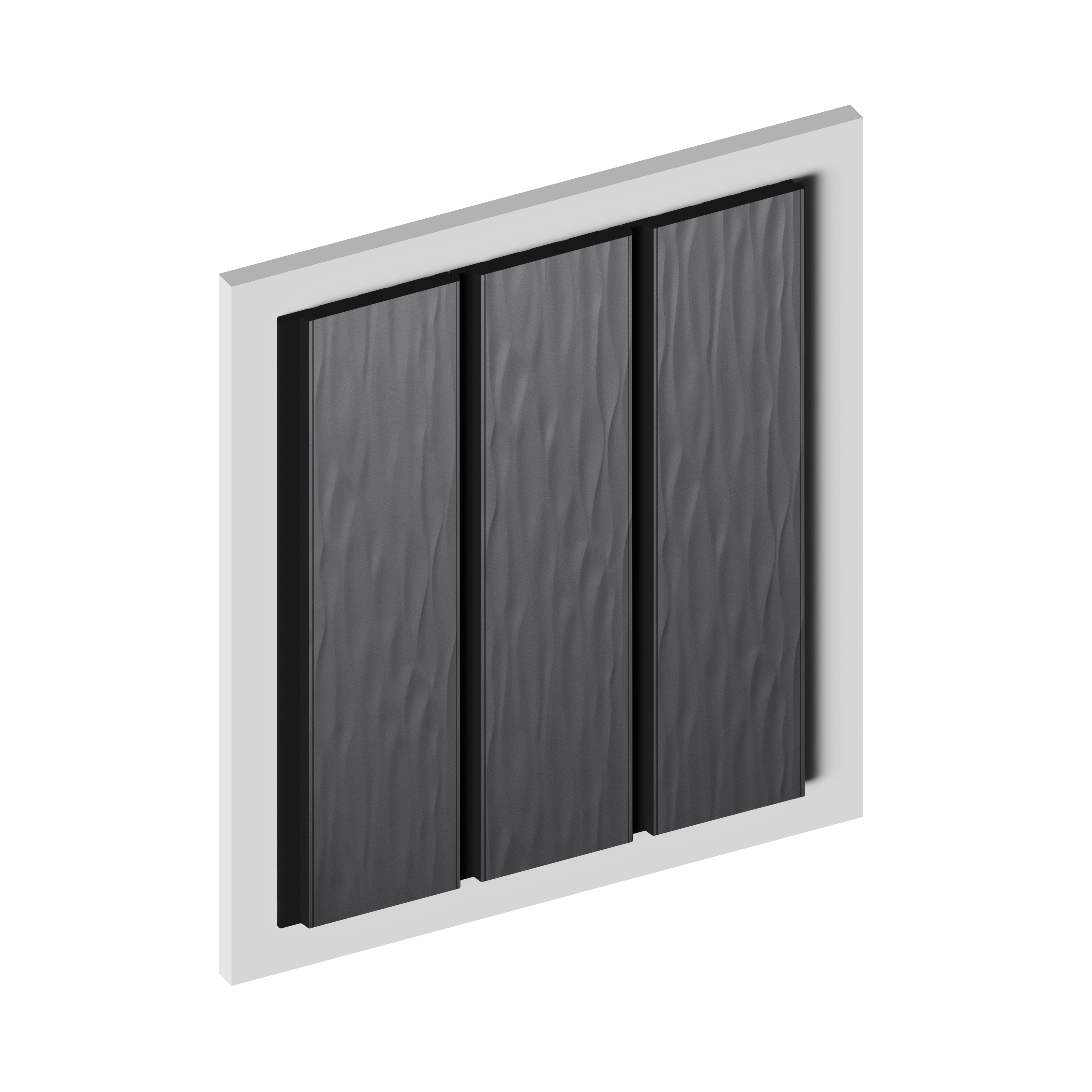 Панель декоративная LV127W GR15K Hiwood 120мм×12мм×2.7м