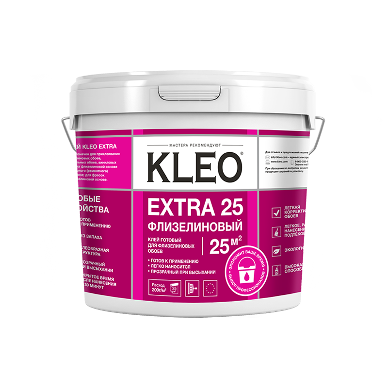 Клей Kleo Extra 5 кг (25м2)