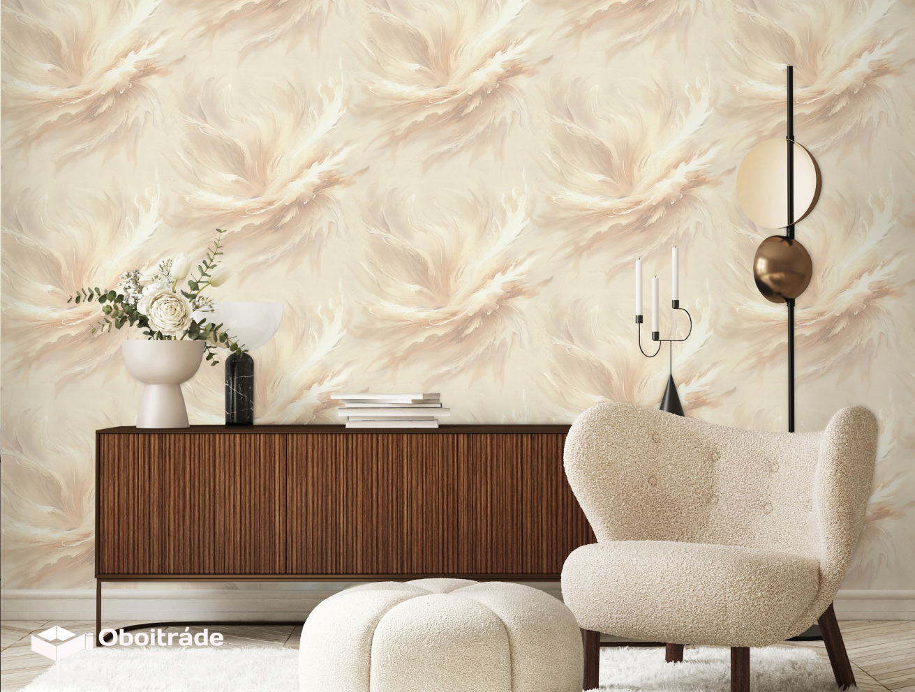 Обои 7324-02 Euro Decor Floravento Euro Decor коллекция Floravento производства РОССИЯ в интернет-магазине Обоитрейд