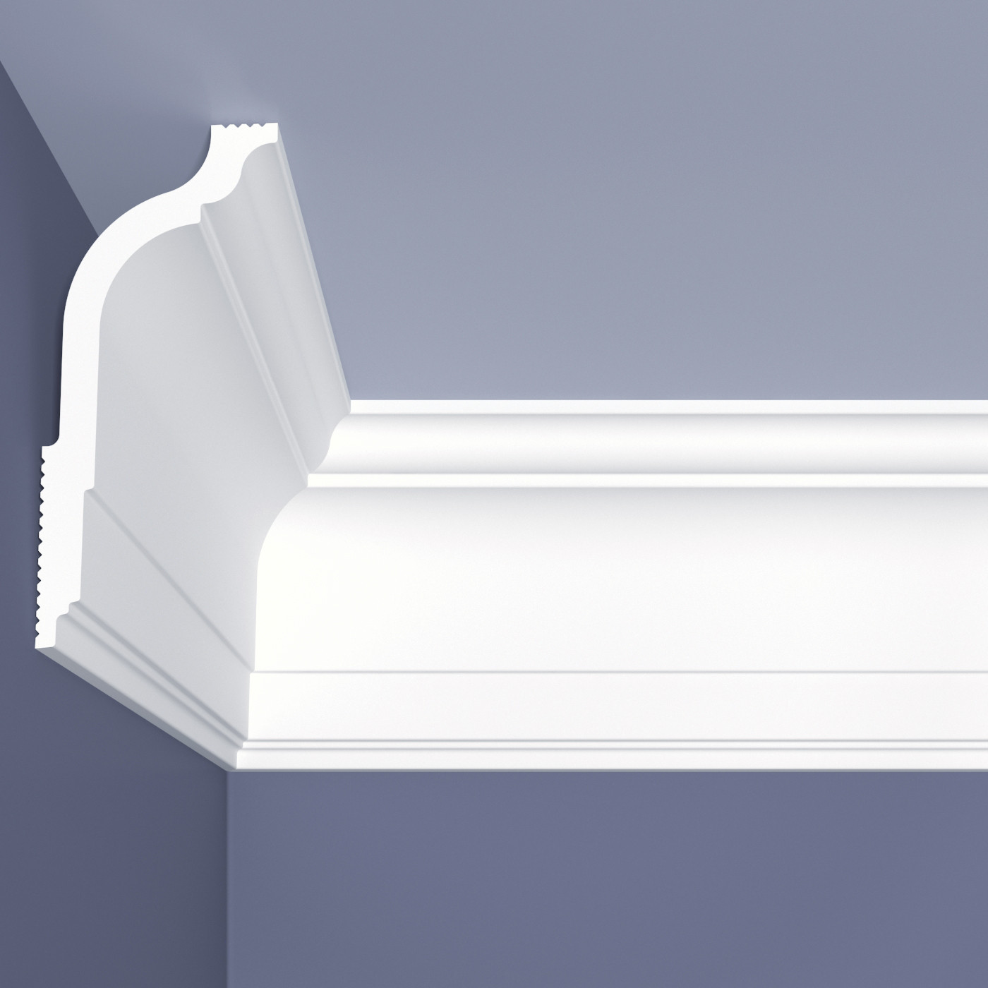 Плинтус потолочный С14/130 Bello Deco 130мм×60мм×2м