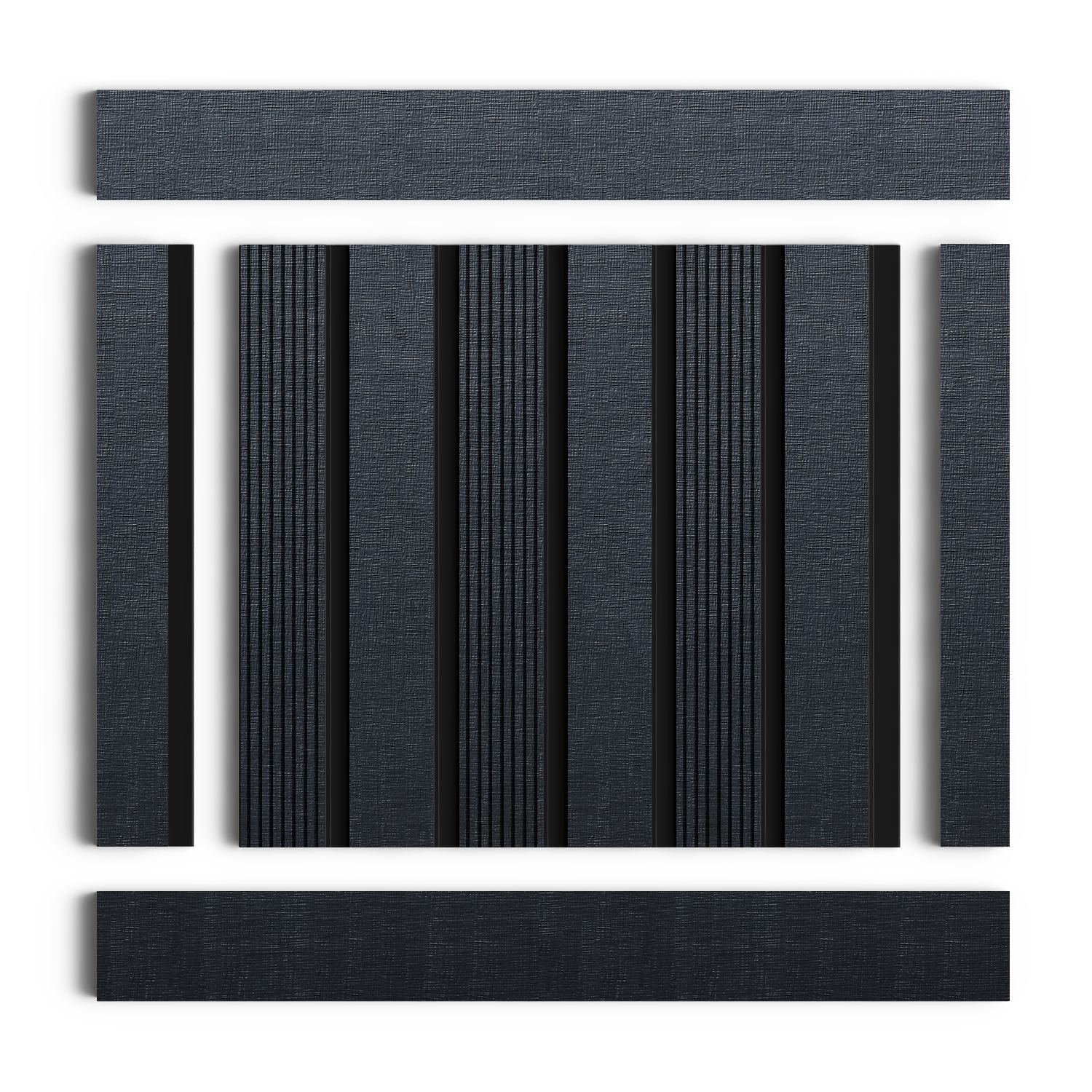 Панель декоративная LV123 BK114K Hiwood 120мм×12мм×2.7м