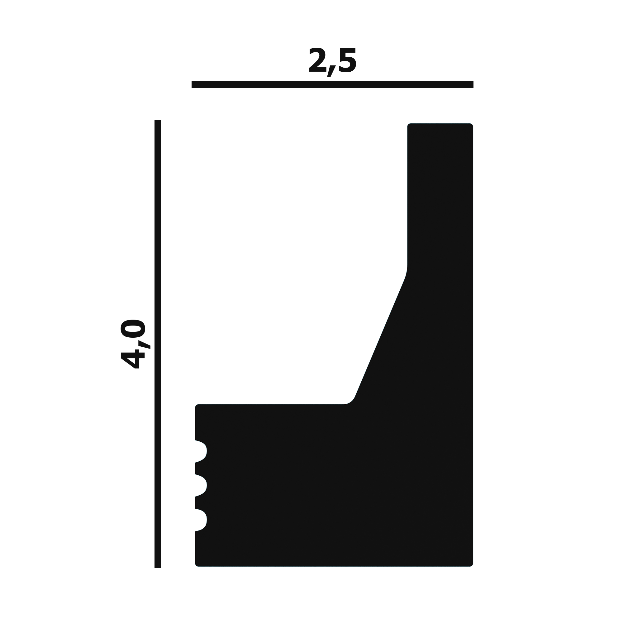 Молдинг P87 M