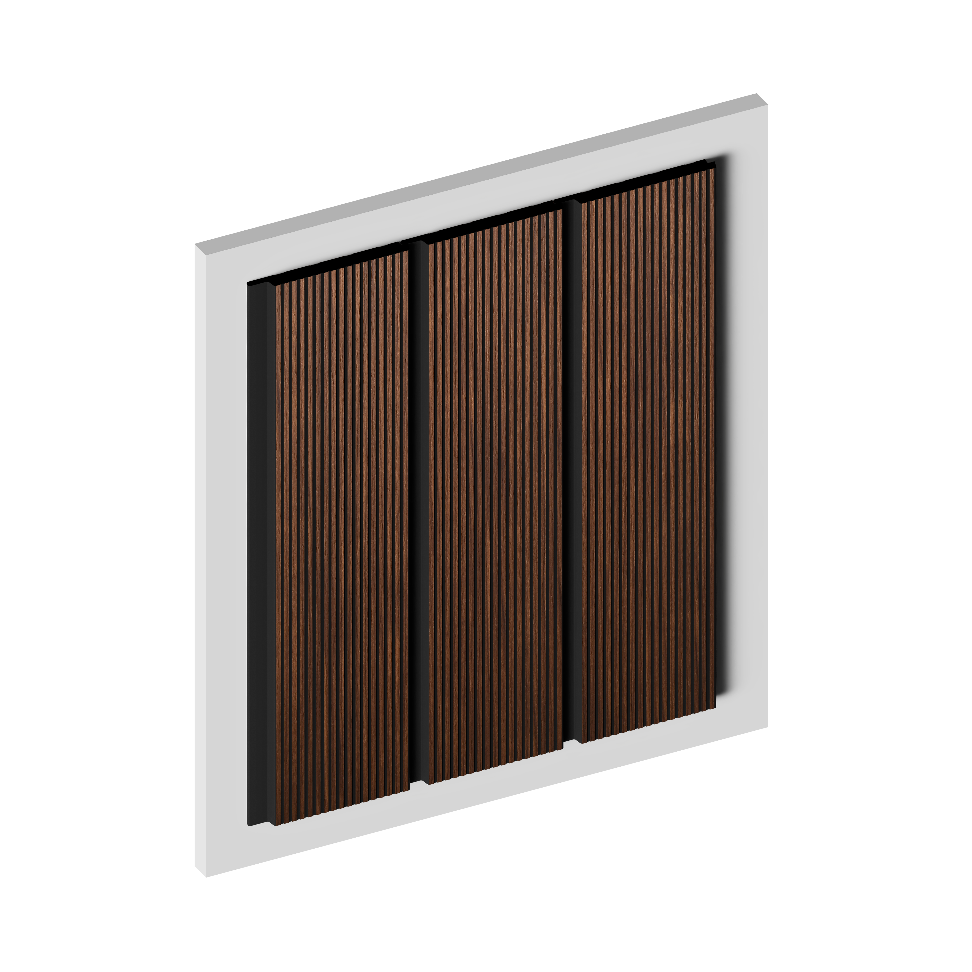 Панель декоративная LV127L BR396K Hiwood 120мм×12мм×2.7м