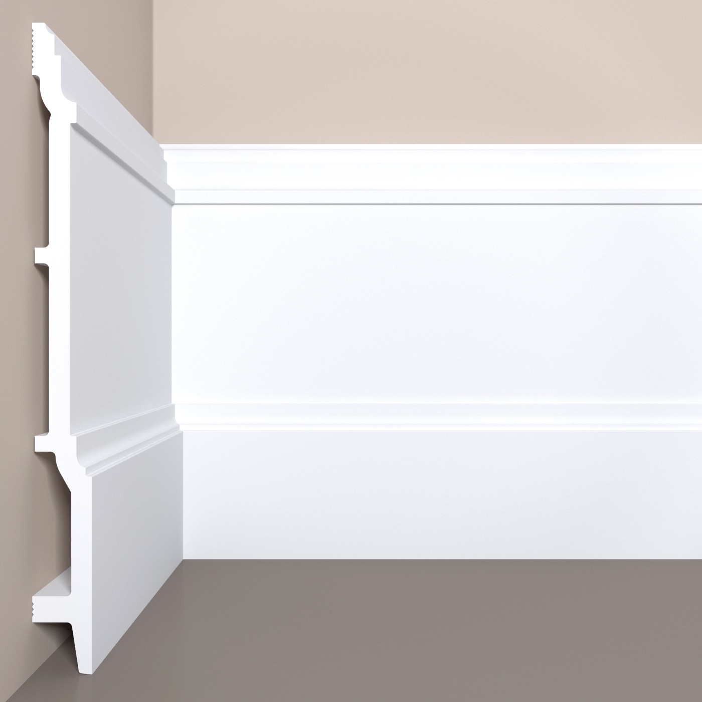 Плинтус напольный П17 Bello Deco 250мм×23мм×2м