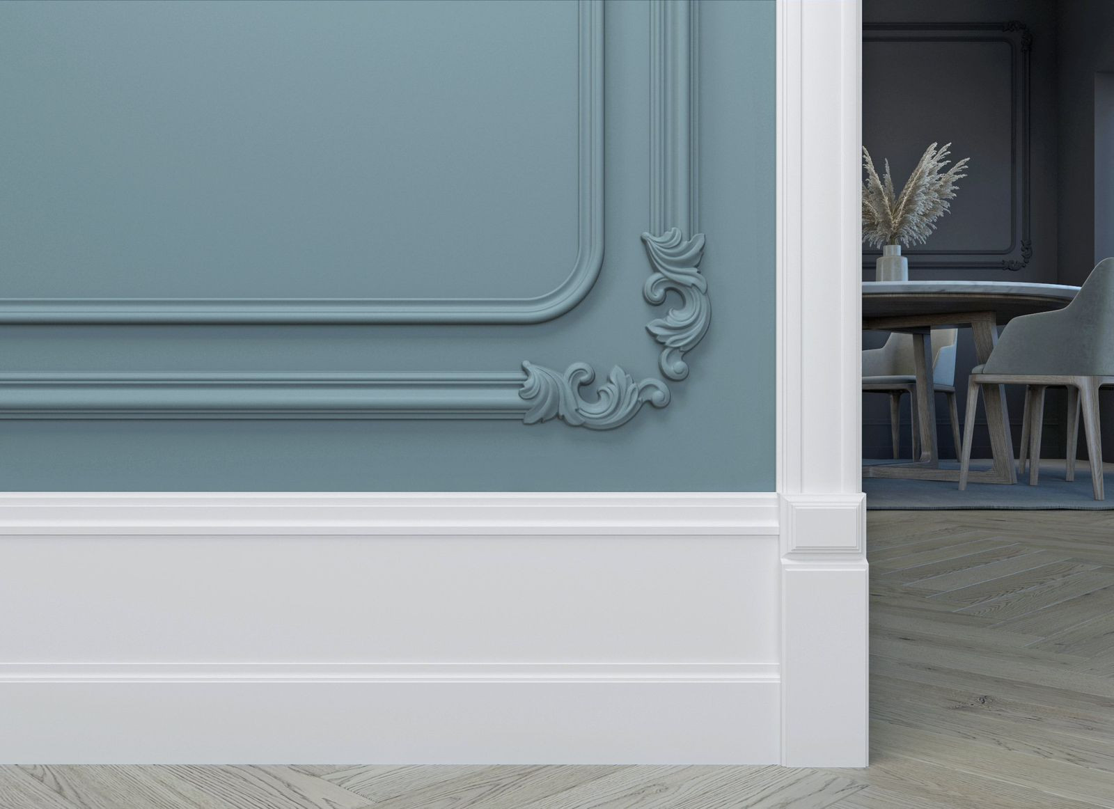 База декоративная Б1 Bello Deco лепная 31×82×250мм