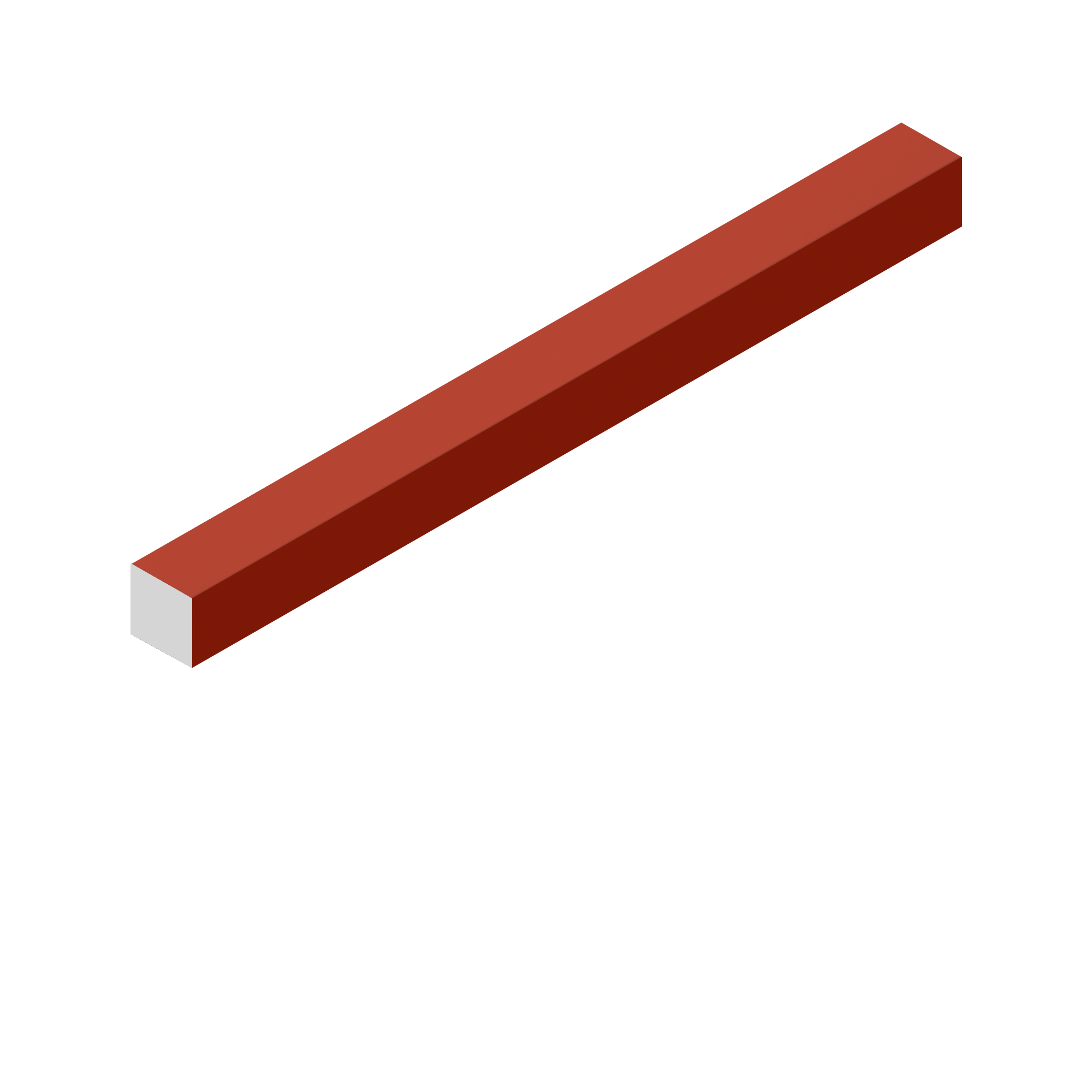Молдинг D12V1 OR3 Hiwood 12мм×12мм×2,7м