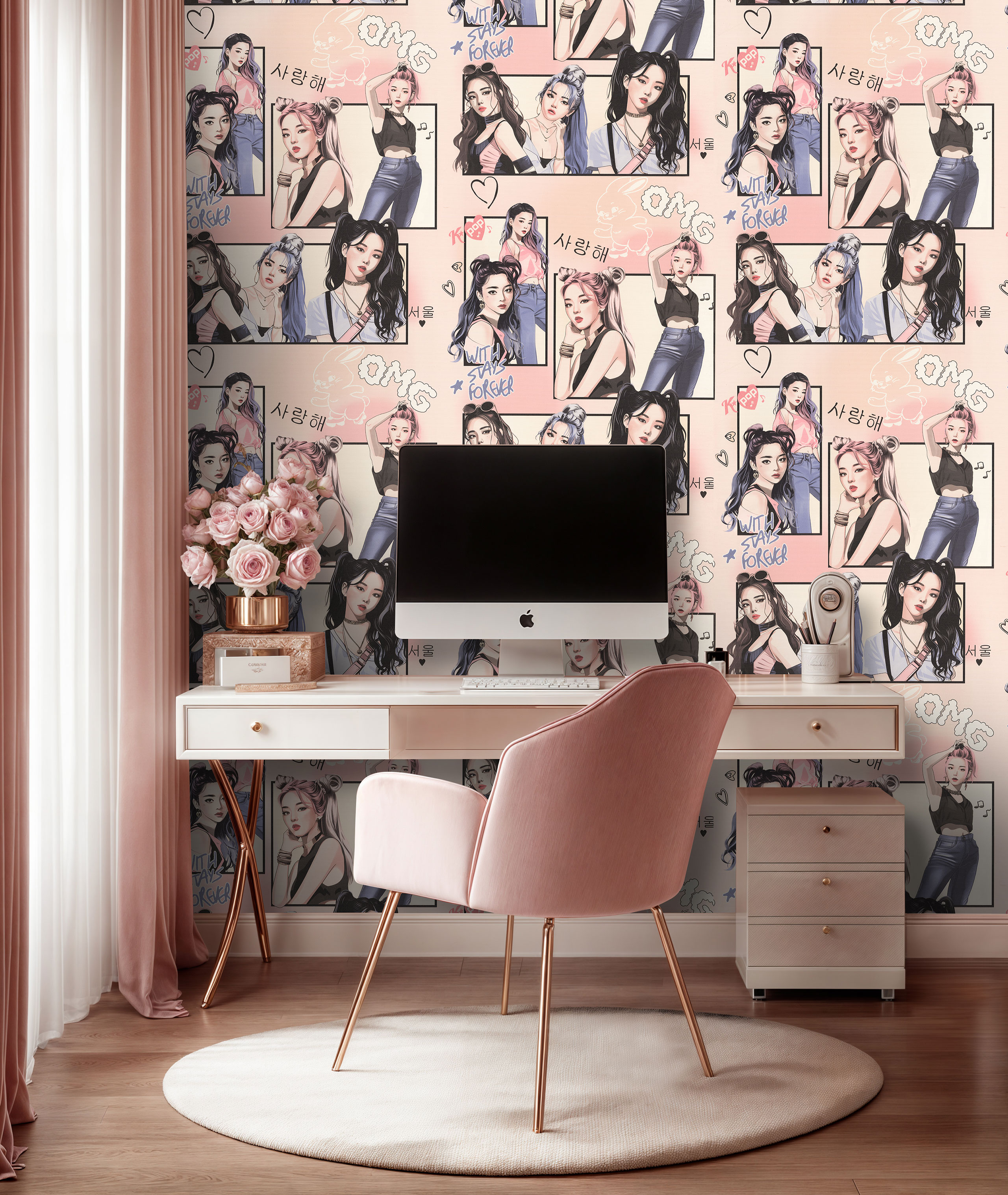 Обои 7340-01 Euro Decor Кумиры Euro Decor коллекция Кумиры производства  в интернет-магазине Обоитрейд