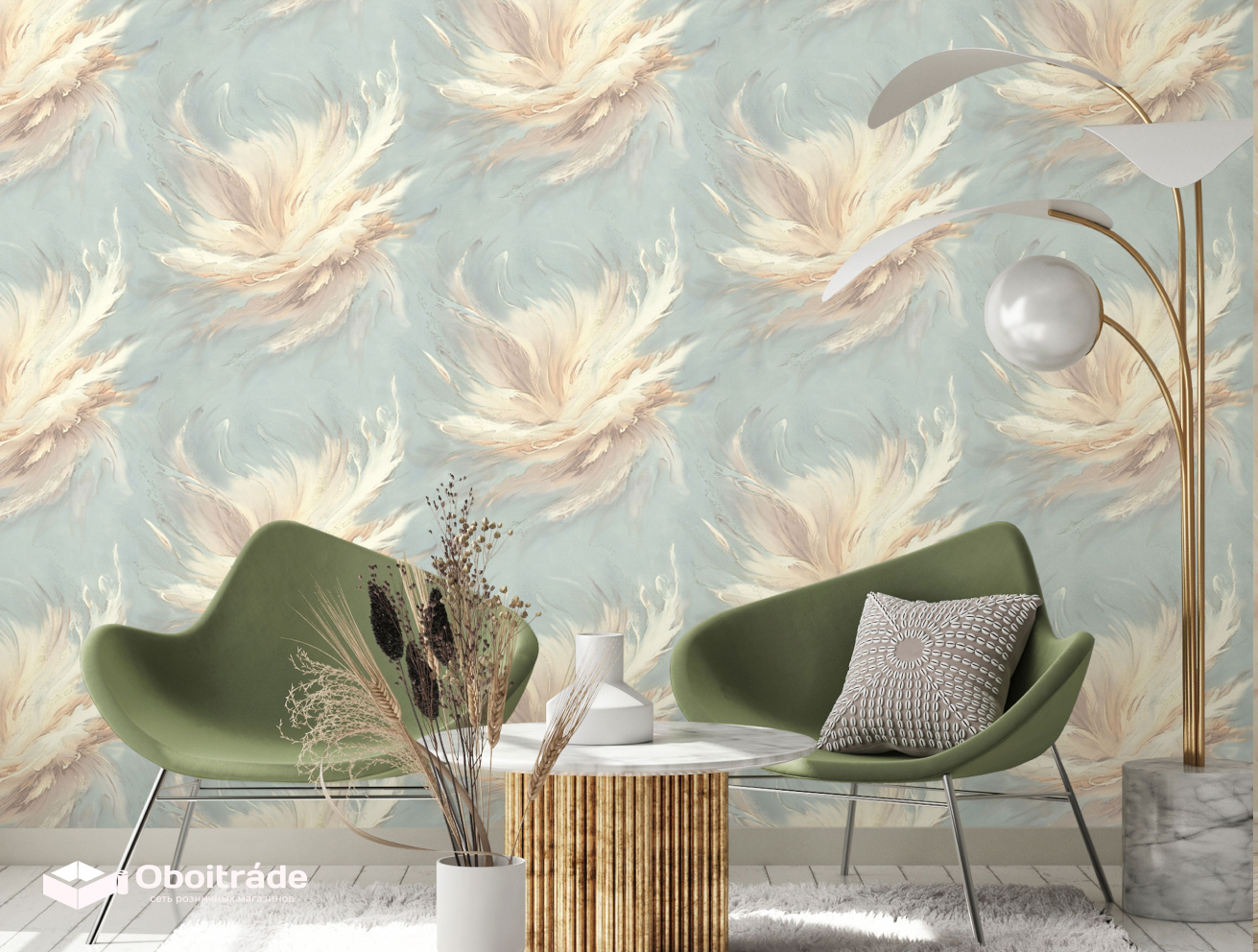 Обои 7324-04 Euro Decor Floravento Euro Decor коллекция Floravento производства РОССИЯ в интернет-магазине Обоитрейд