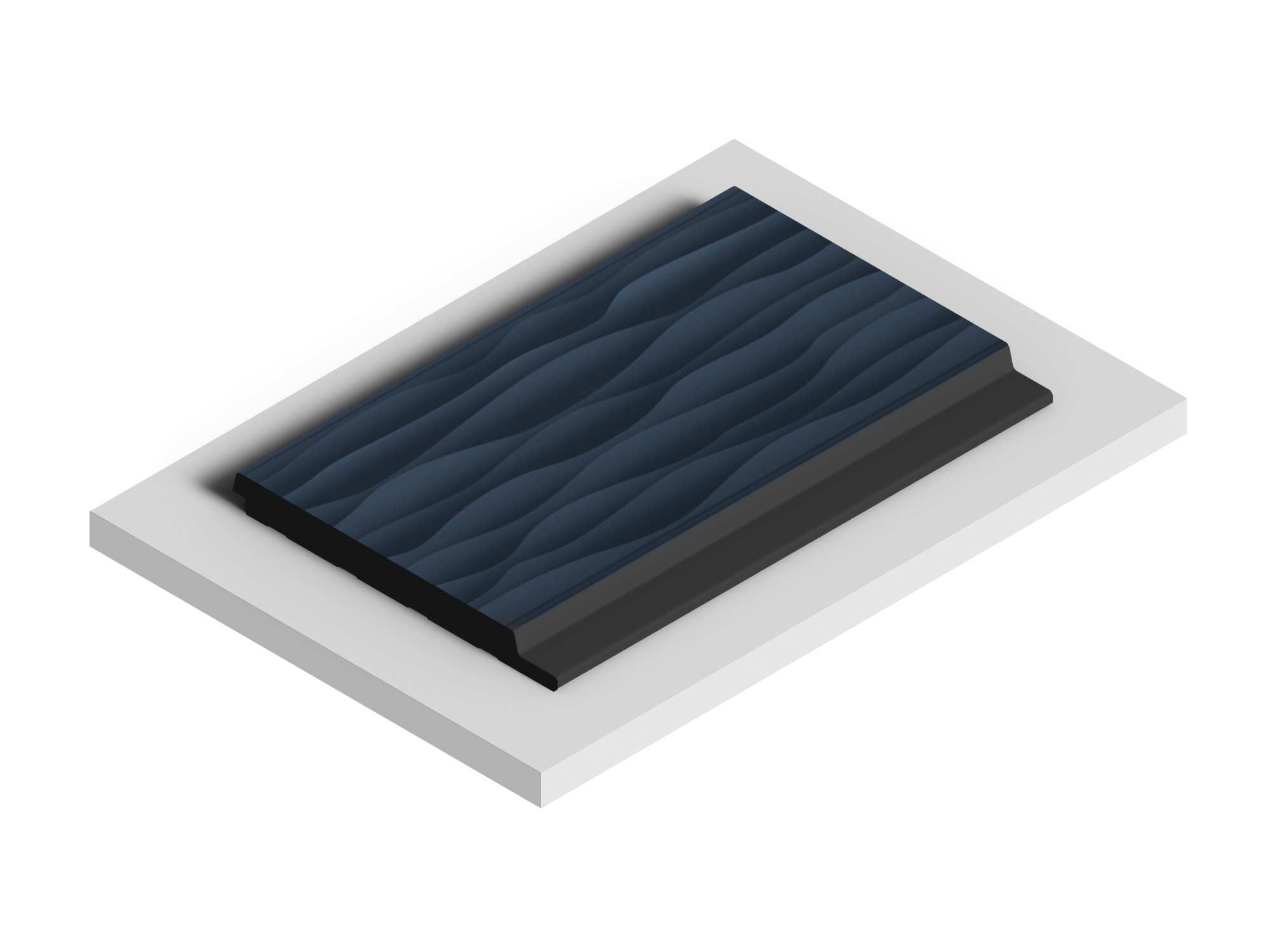 Панель декоративная LV127W BU22K Hiwood 120мм×12мм×2.7м