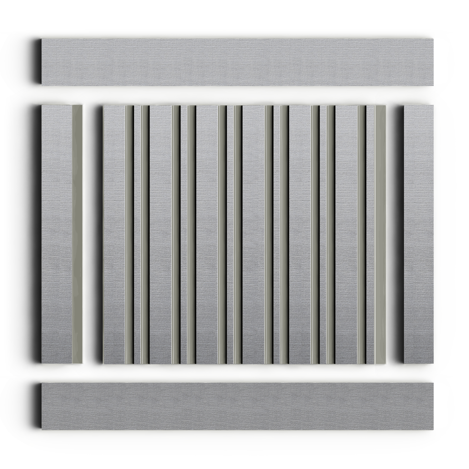 Панель декоративная LV122 S339S Hiwood 120мм×12мм×2.7м