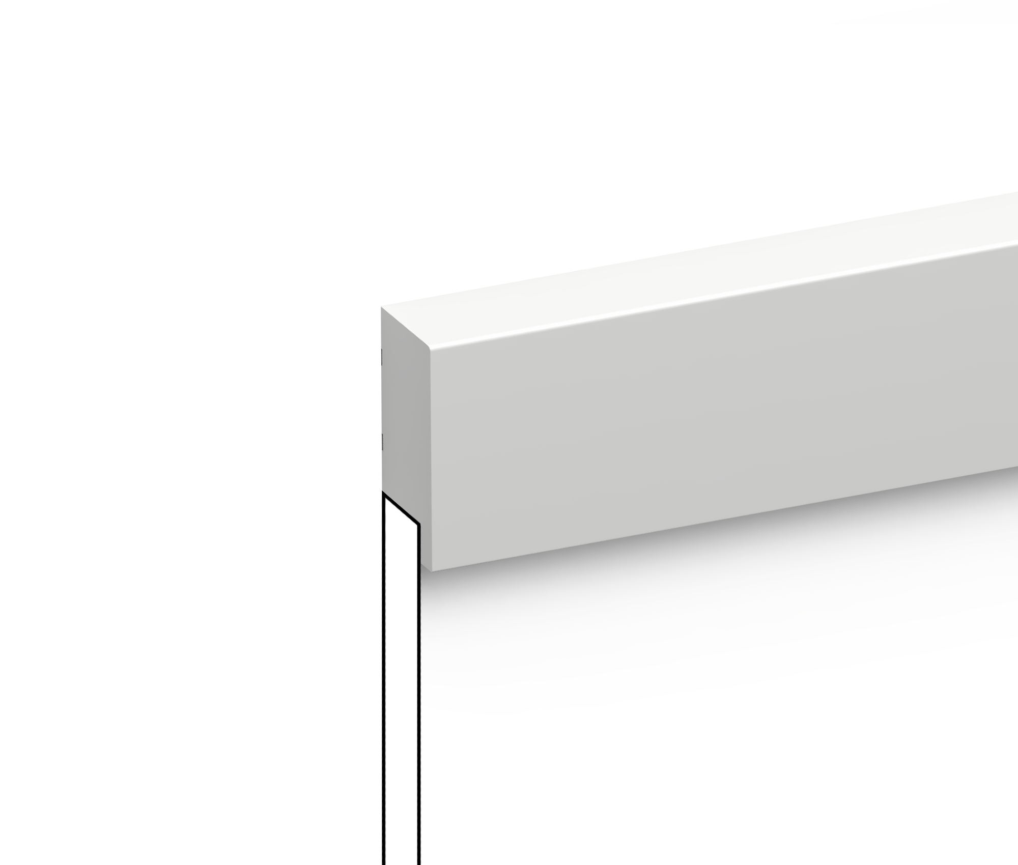 Финишный молдинг LF1 NP Hiwood 50мм×2,7м