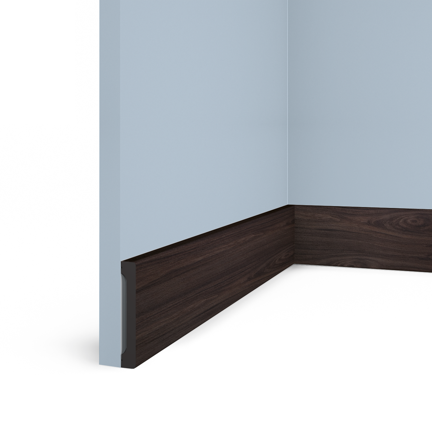 Плинтус B90V1 BR395 Hiwood 90мм×14мм×2,7м