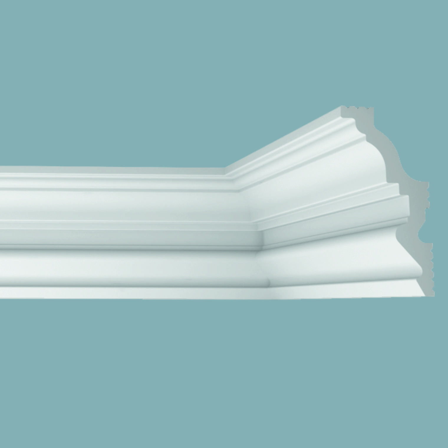 Плинтус потолочный C 18/90 Bello Deco 90мм×40мм×2м