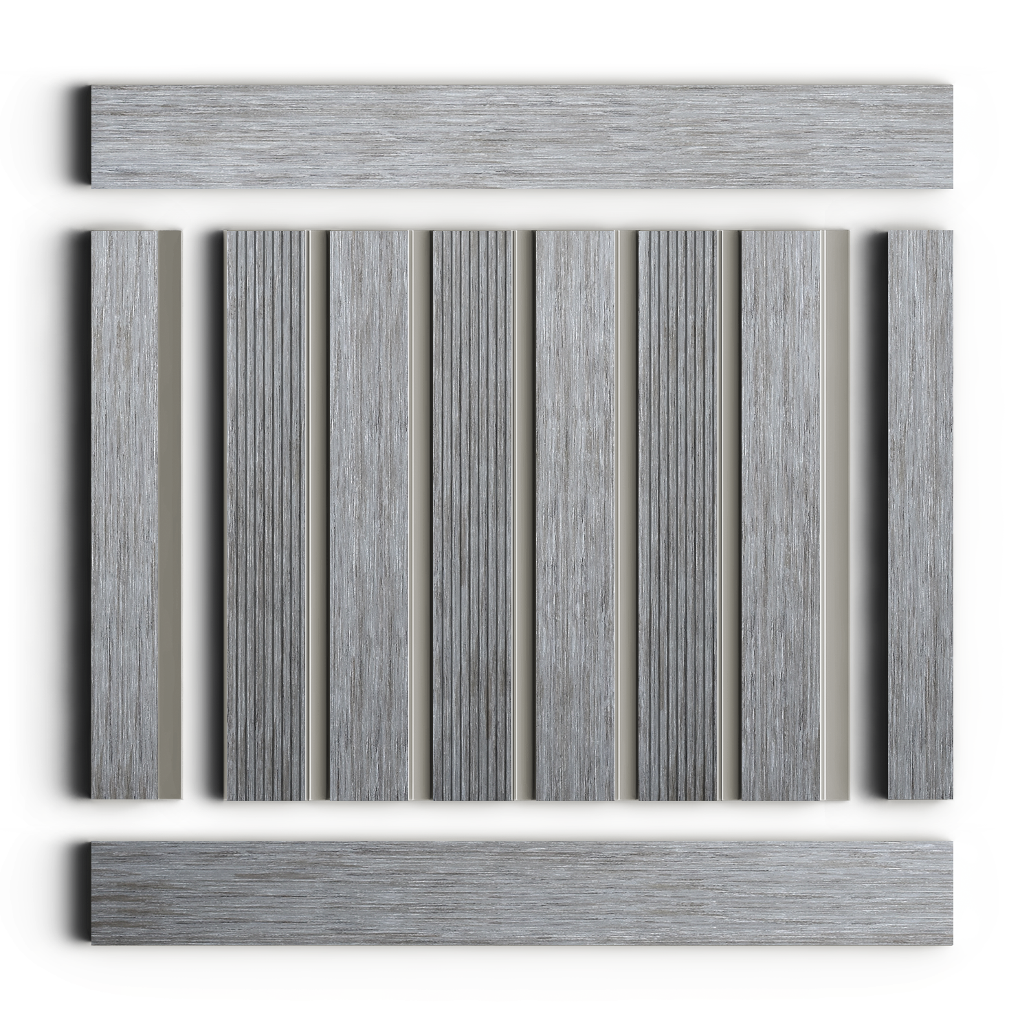 Панель декоративная LV123 GN68 Hiwood 120мм×12мм×2.7м