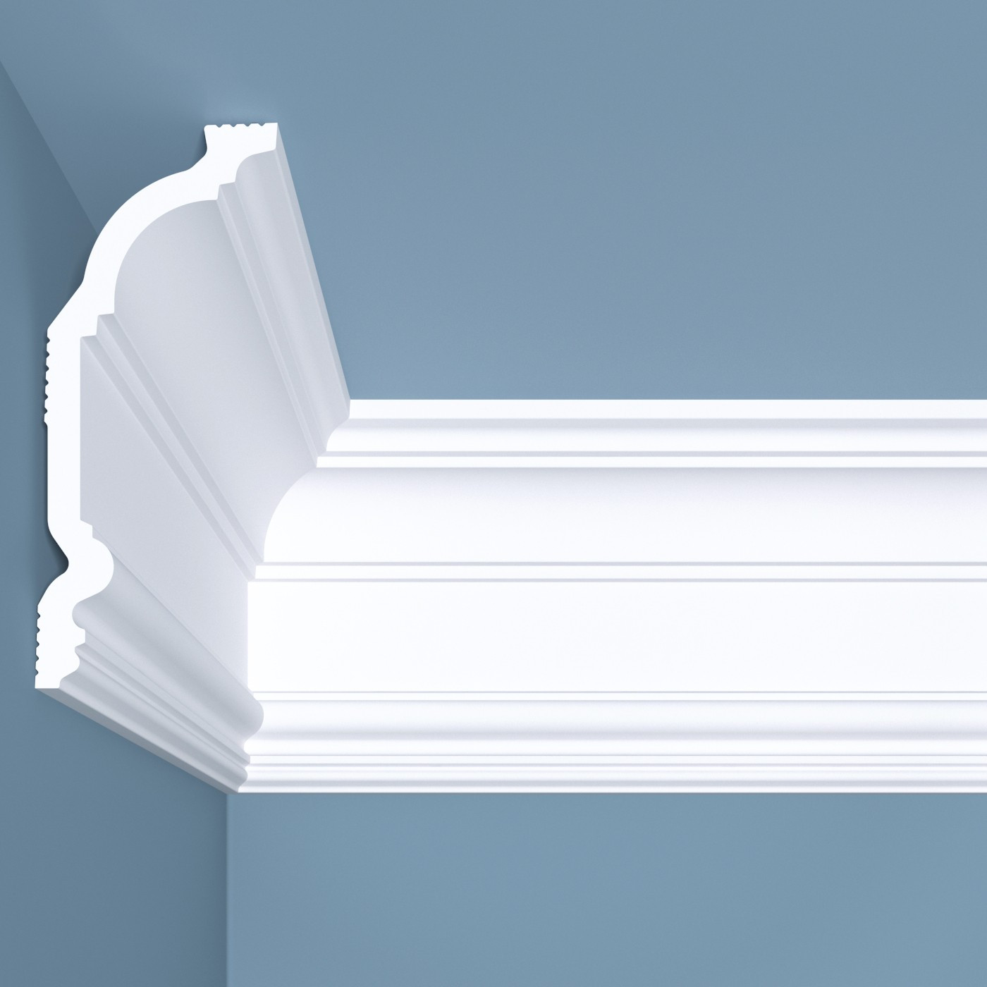 Карниз потолочный К2 Bello Deco 140мм×60мм×2м