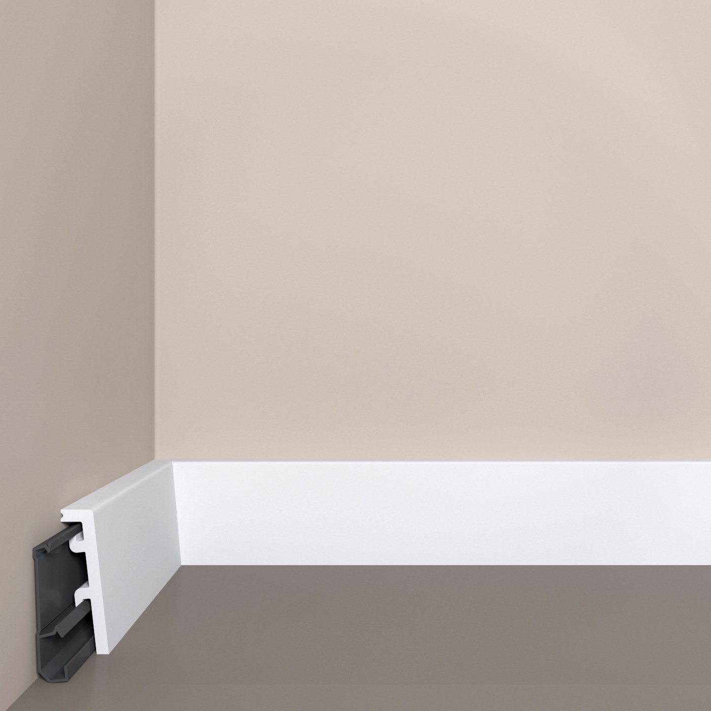 Плинтус напольный П23 Bello Deco 60мм×20мм×2м