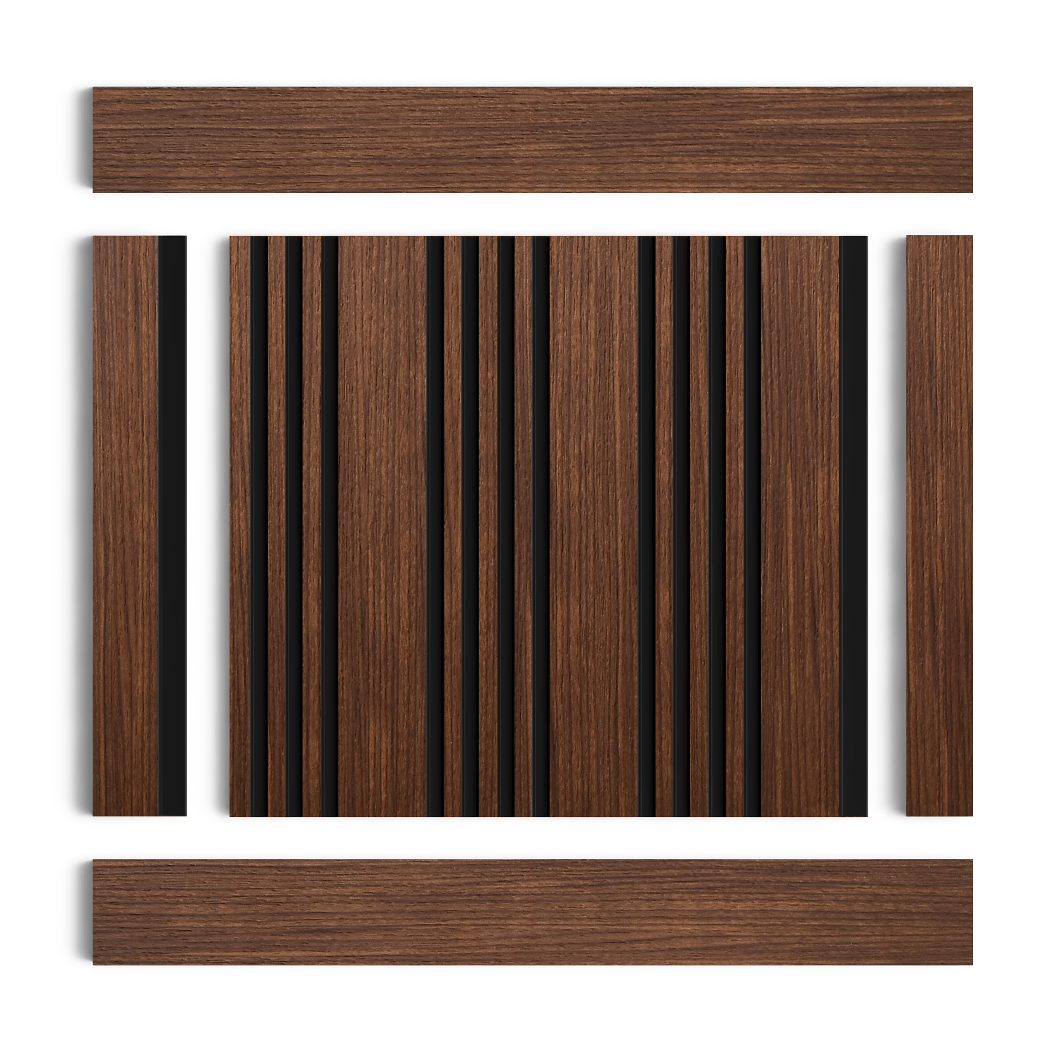 Панель декоративная LV128 BR396K Hiwood 120мм×12мм×2.7м
