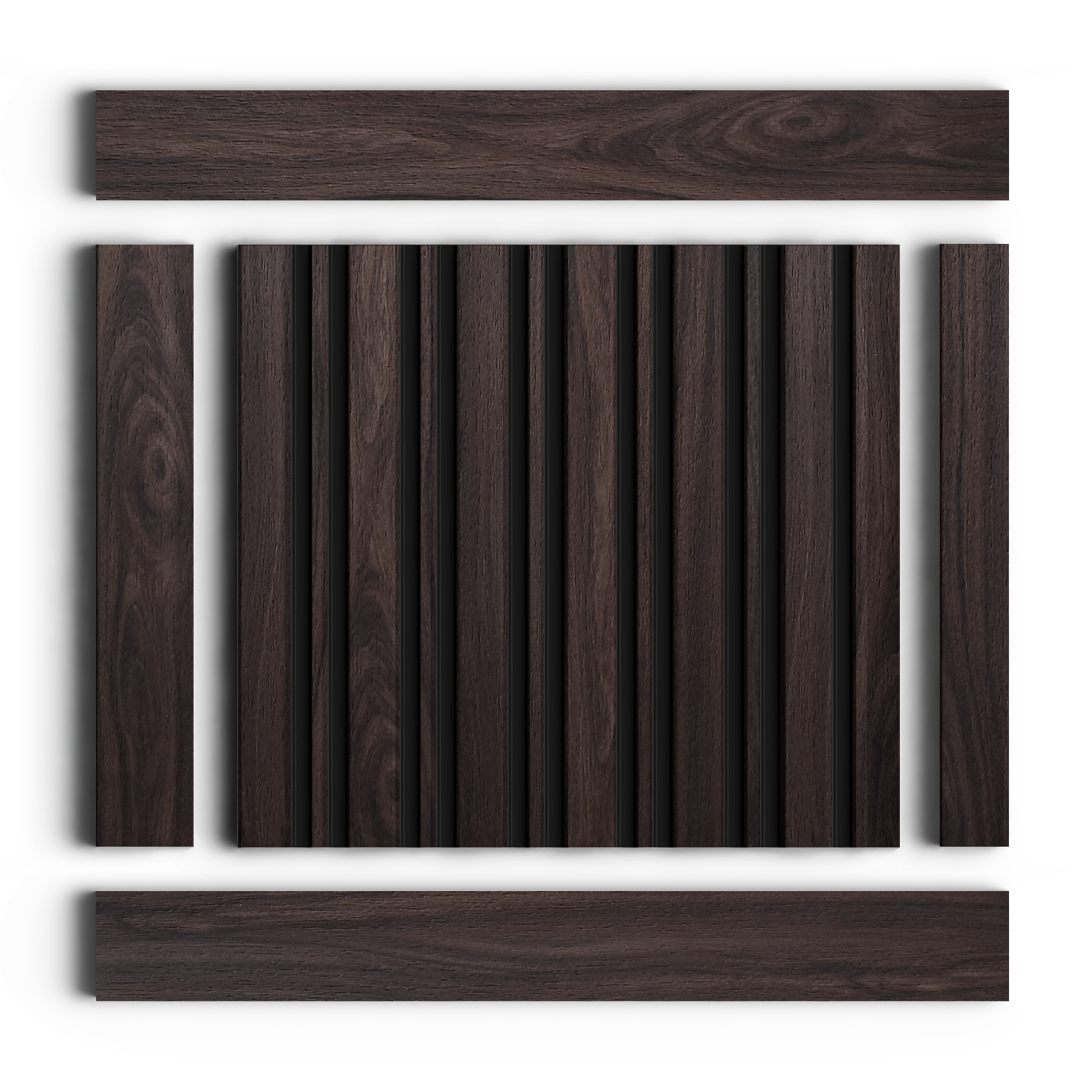 Панель декоративная LV122 BR395K Hiwood 120мм×12мм×2.7м