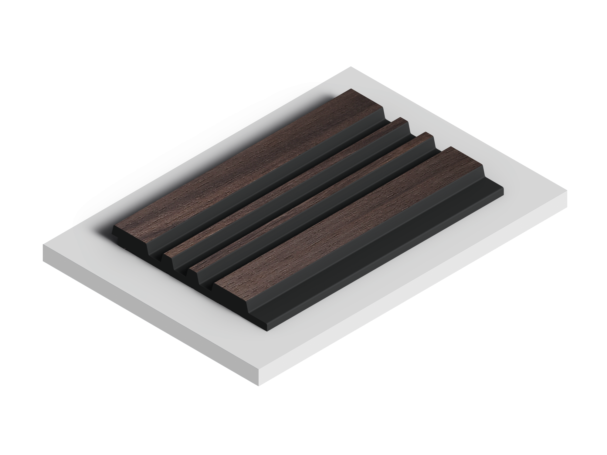 Панель декоративная LV121 BR395K Hiwood 120мм×12мм×2.7м