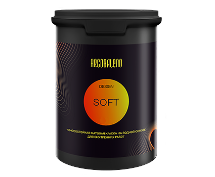 Краска Arcobaleno Design Soft (База А) 0,9 л.