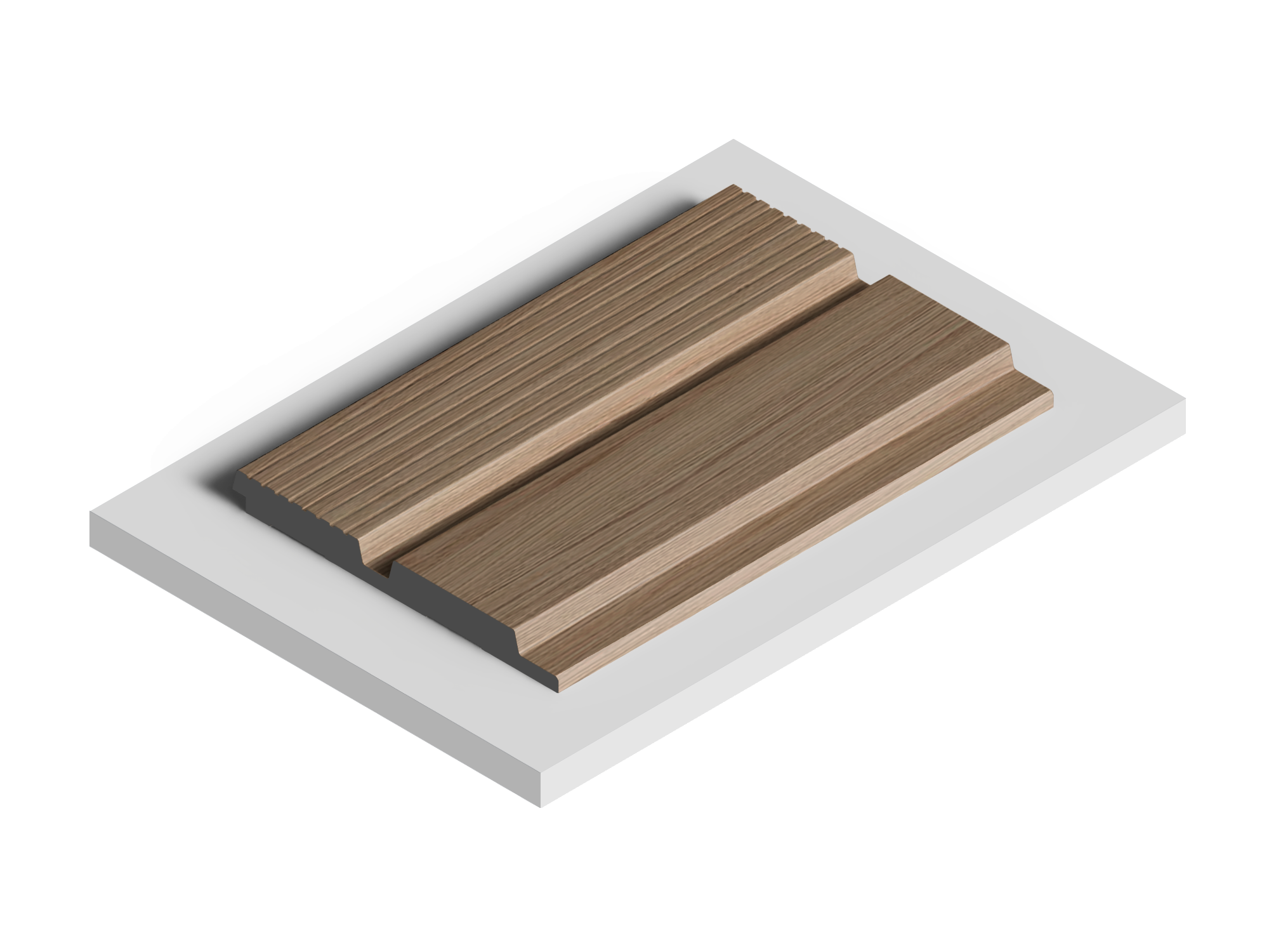 Панель декоративная LV123 BR417 Hiwood 120мм×12мм×2.7м