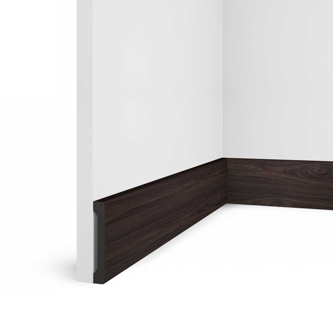 Плинтус B90V1 BR395 Hiwood 90мм×14мм×2,7м