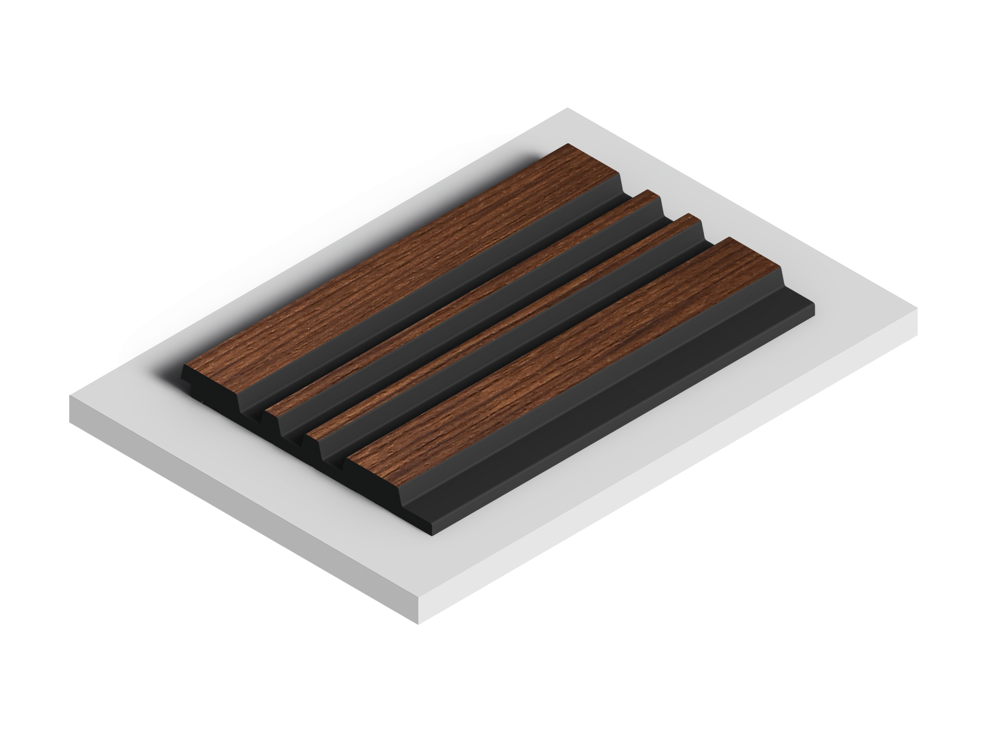 Панель декоративная LV121 BR396K Hiwood 120мм×12мм×2.7м