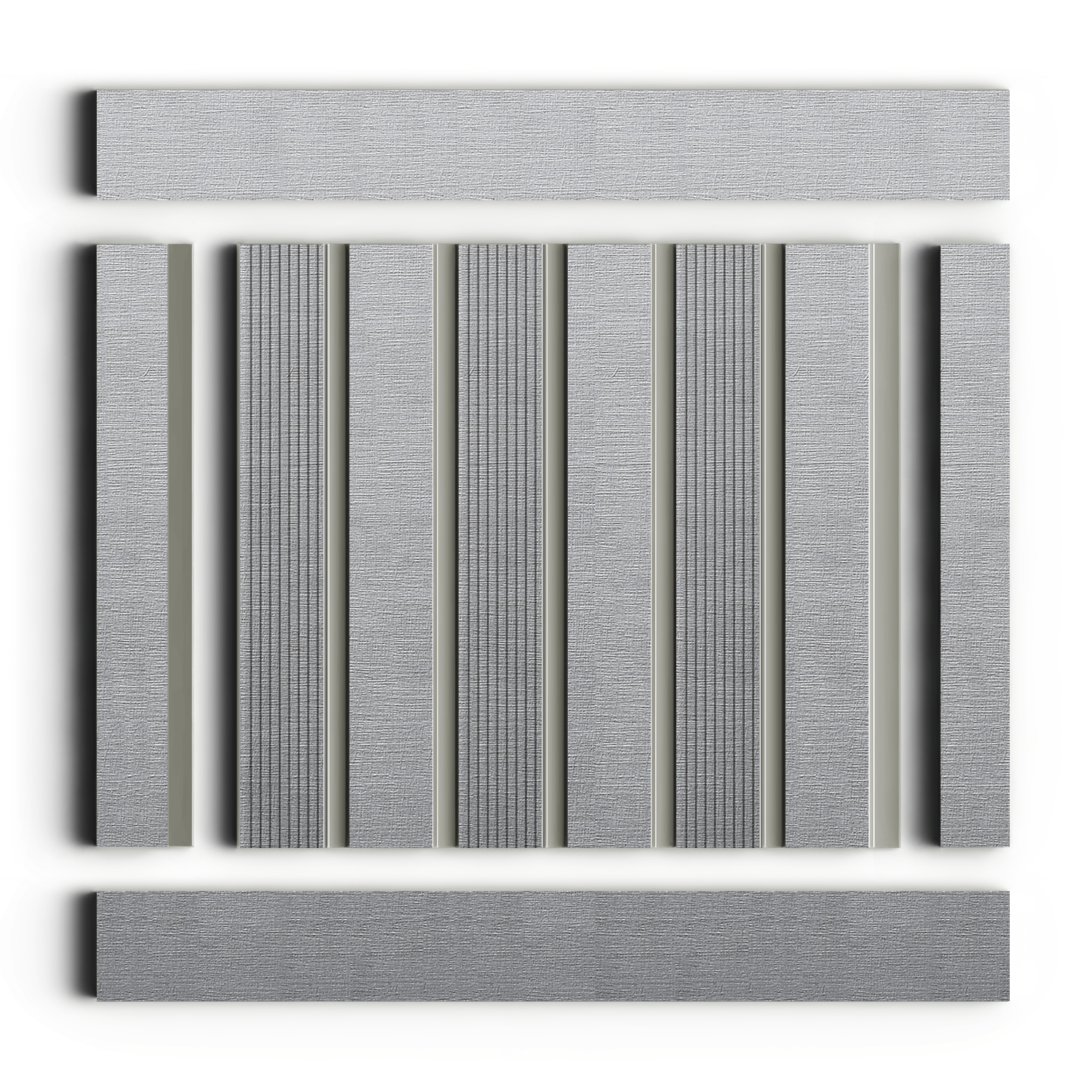 Панель декоративная LV123 S339S Hiwood 120мм×12мм×2.7м