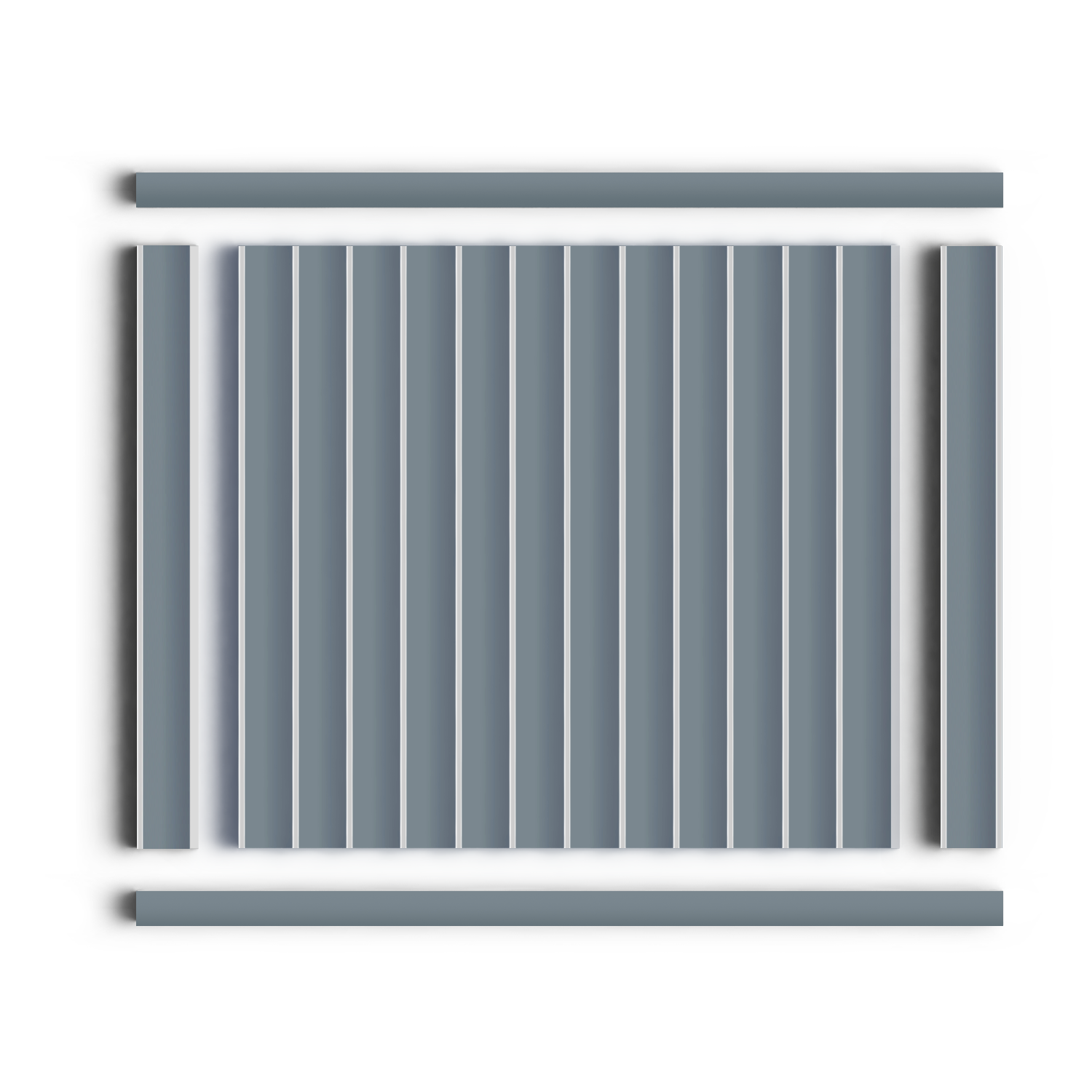 Молдинг D15V2 BU29 Hiwood 15мм×15мм×2,7м