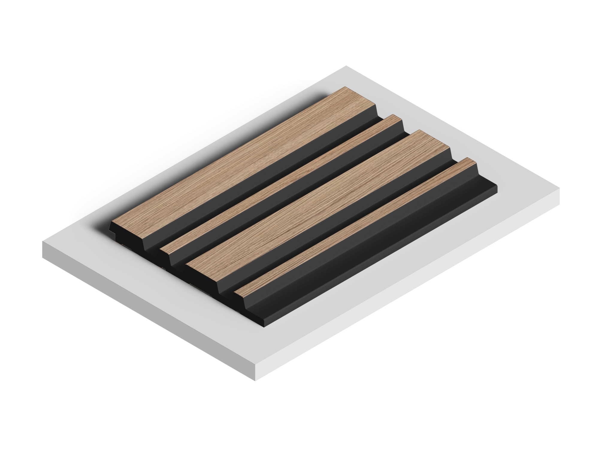 Панель декоративная LV122 BR417K Hiwood 120мм×12мм×2.7м