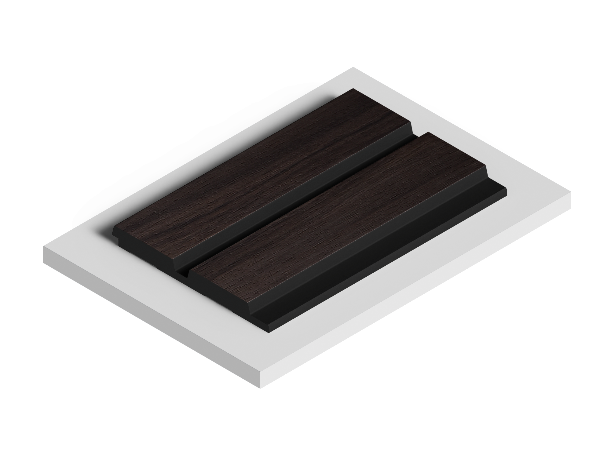 Панель декоративная LV123N BR395K Hiwood 120мм×12мм×2.7м