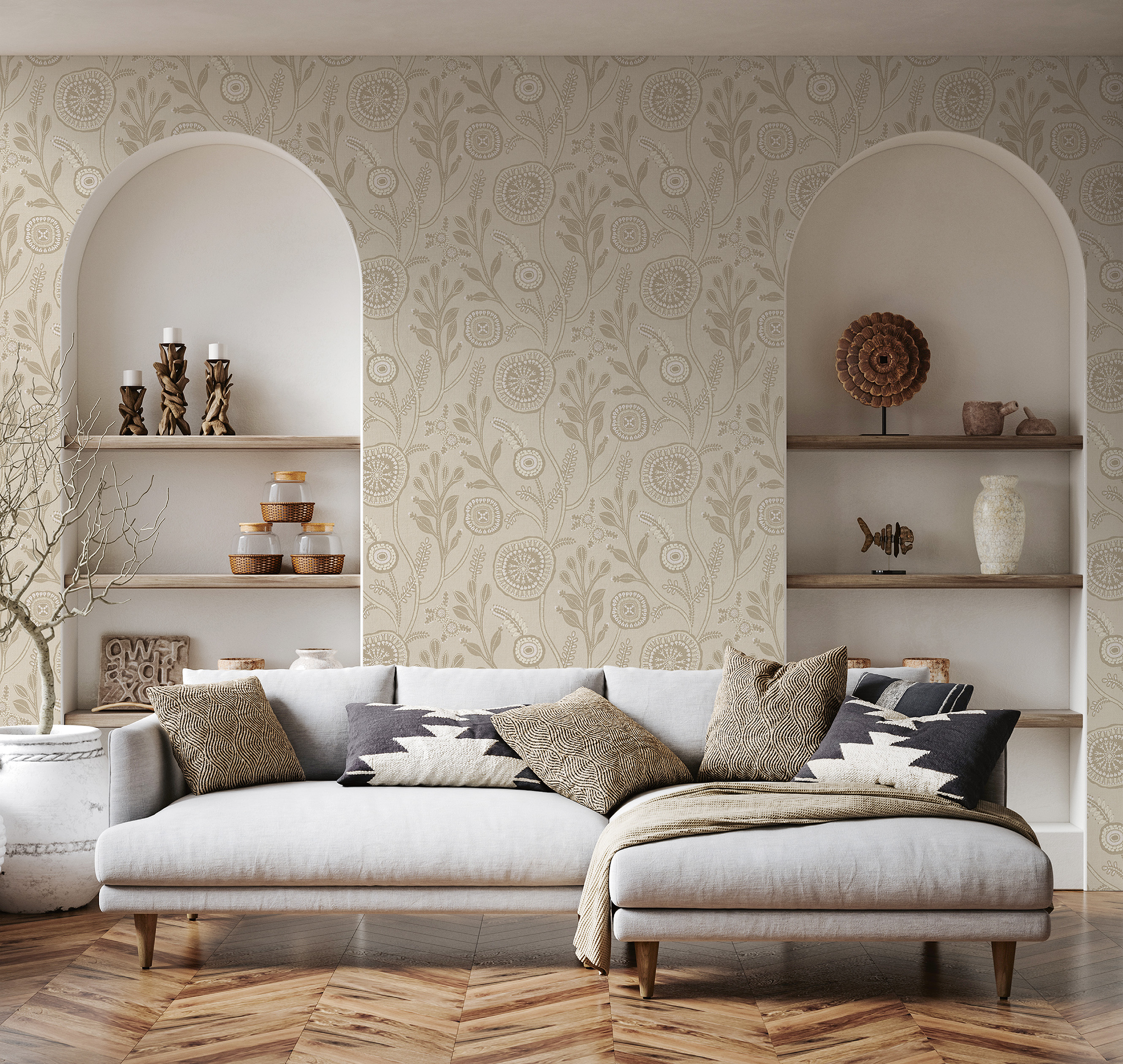 Обои PLZ3 002/1 Milassa Полинезия Milassa коллекция Полинезия производства  в интернет-магазине Обоитрейд