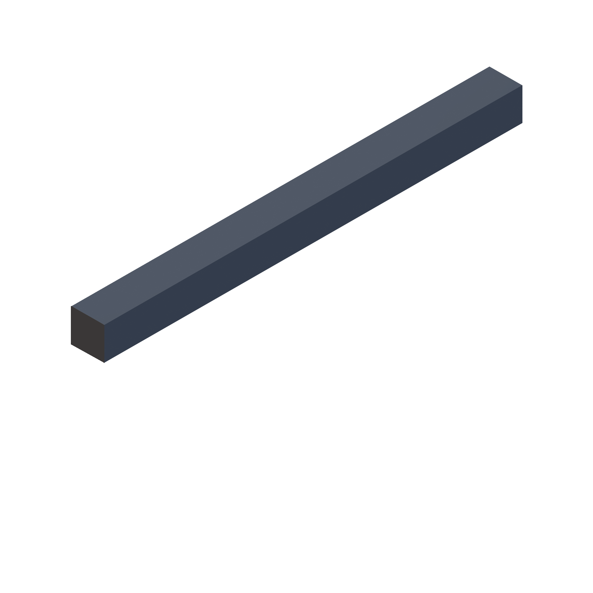 Молдинг D12V1 BU22 Hiwood 12мм×12мм×2,7м