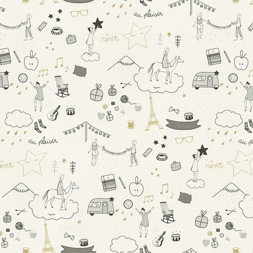 Обои 3514-3 Makario Веселый Makario коллекция Веселый производства РОССИЯ в интернет-магазине Обоитрейд