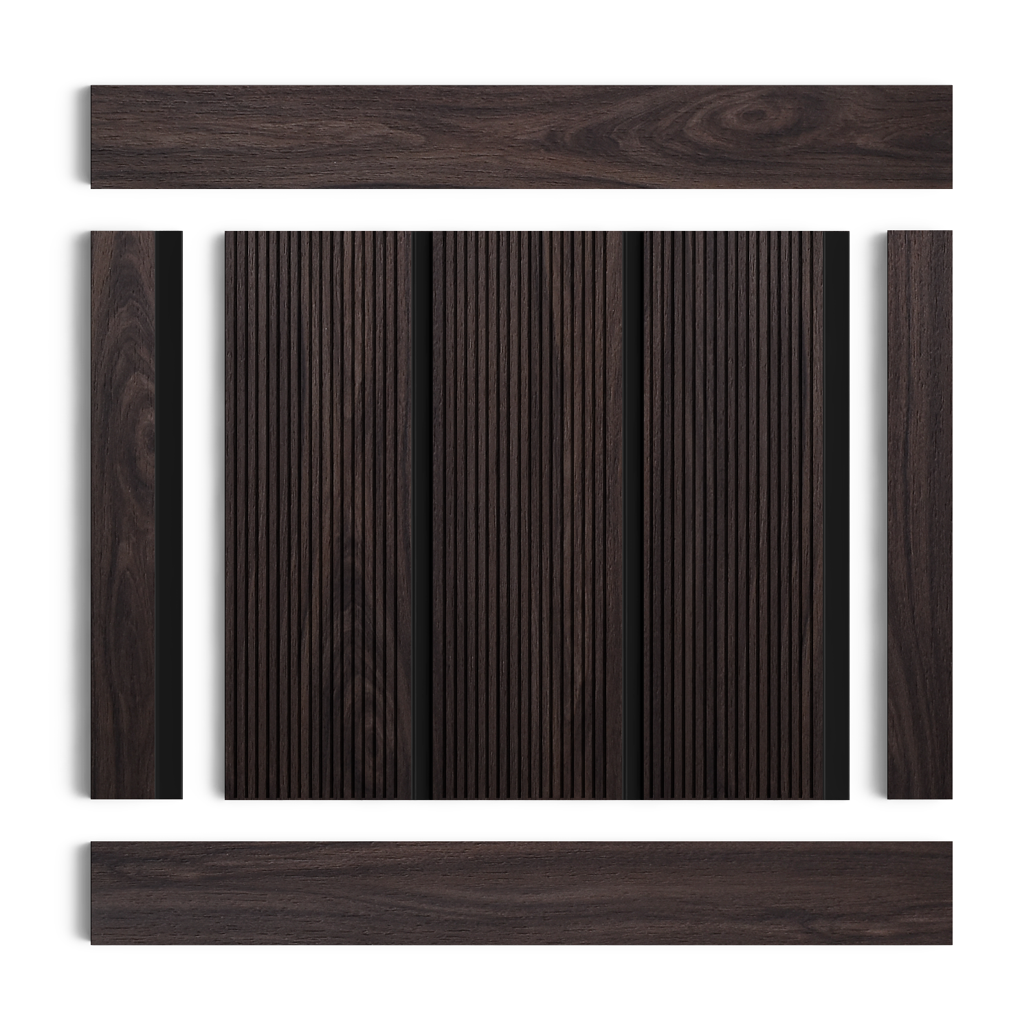 Панель декоративная LV127L BR395K Hiwood 120мм×12мм×2.7м