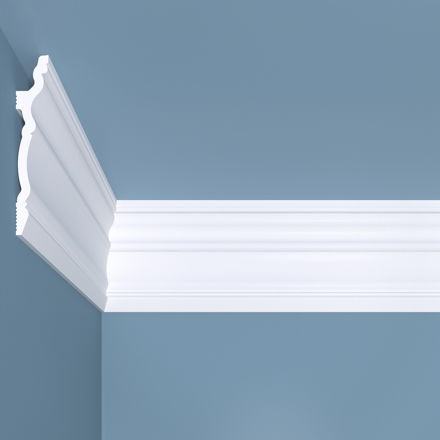 Карниз потолочный П21 Bello Deco 100мм×17мм×2м