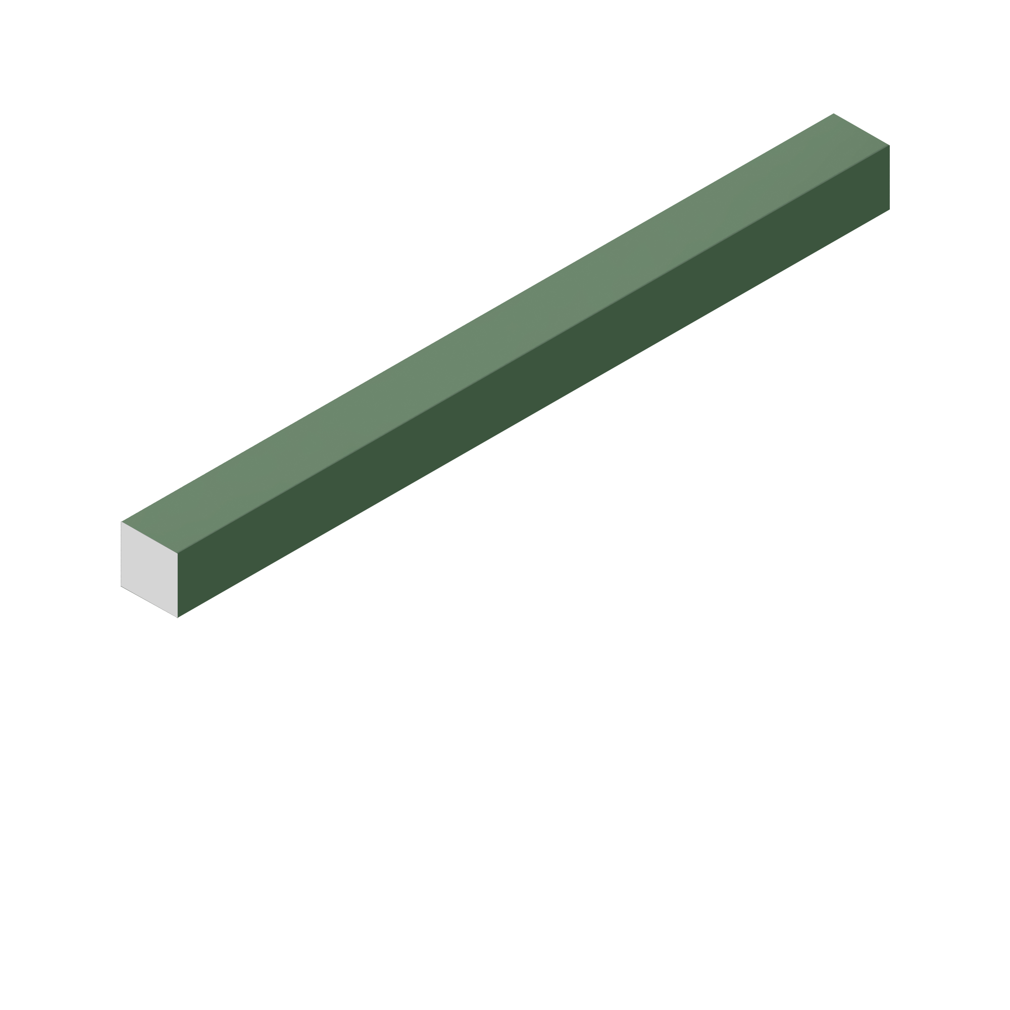 Молдинг D12V1 GN81 Hiwood 12мм×12мм×2,7м