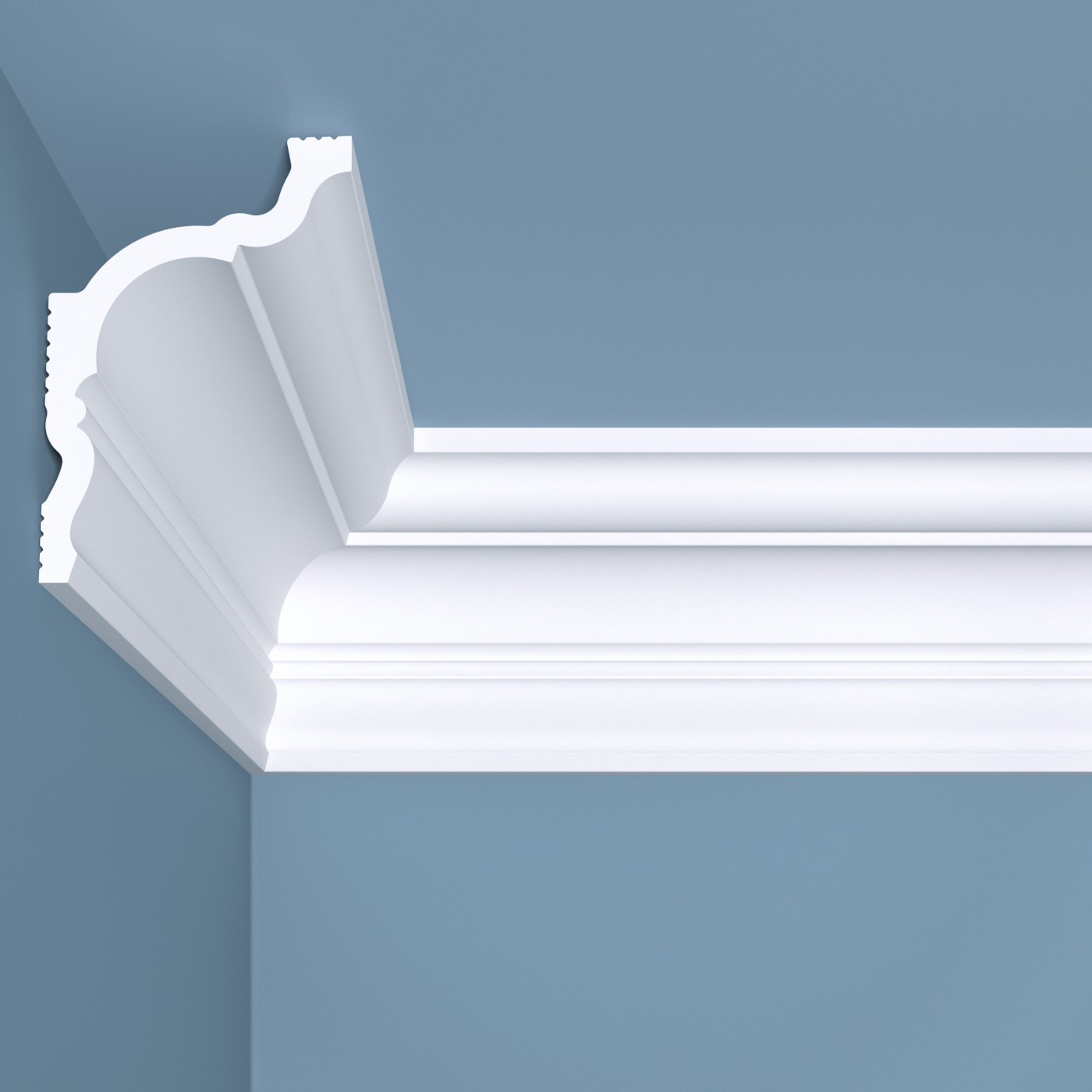 Карниз потолочный К10 Bello Deco 100мм×70мм×2м