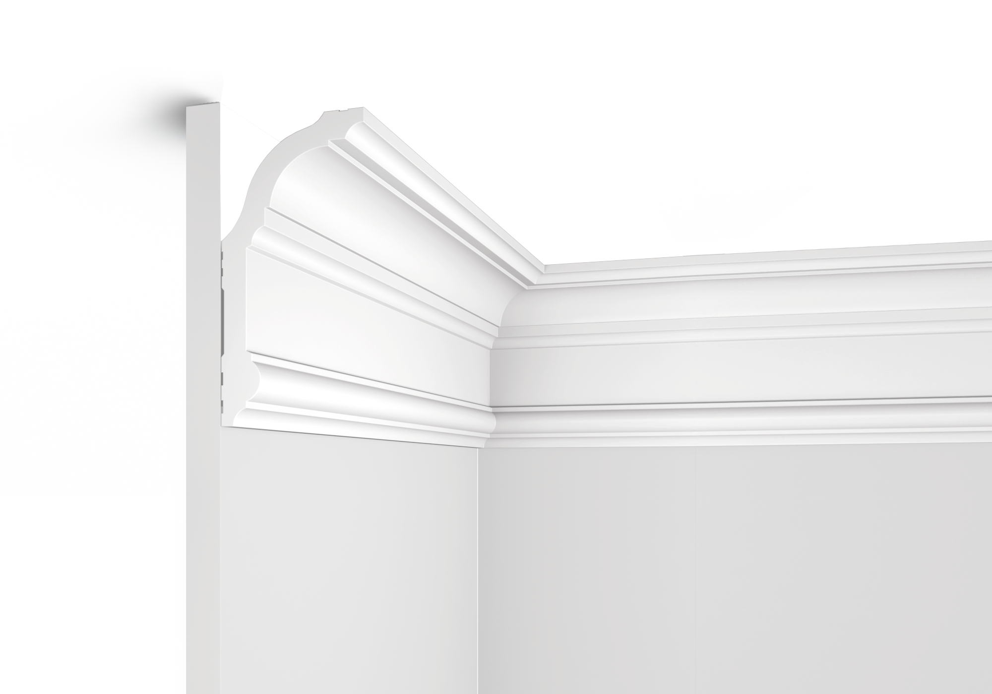 Карниз A130 Hiwood 130мм×65мм×2м