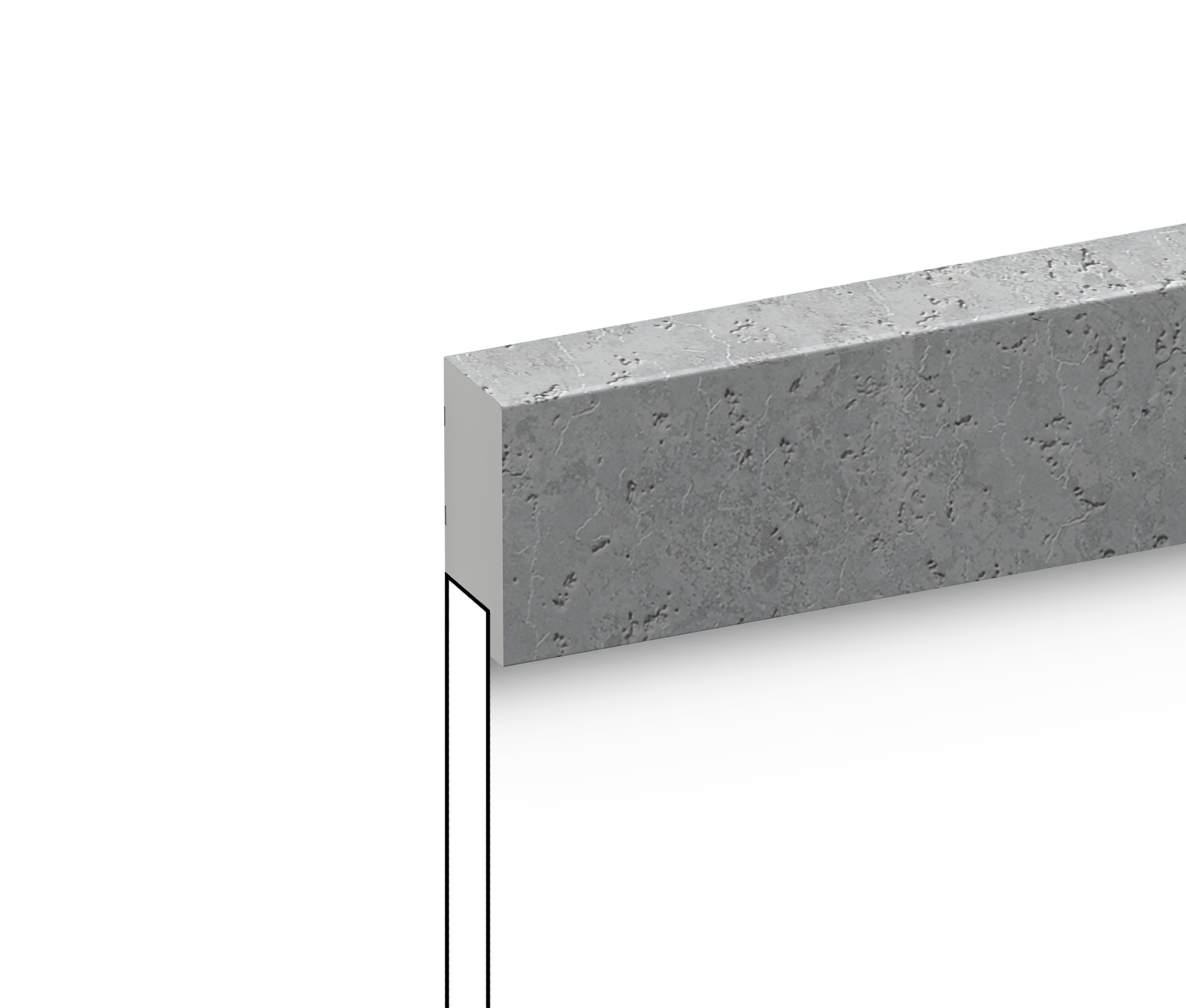 Финишный молдинг LF1 W50 Hiwood 50мм×2,7м