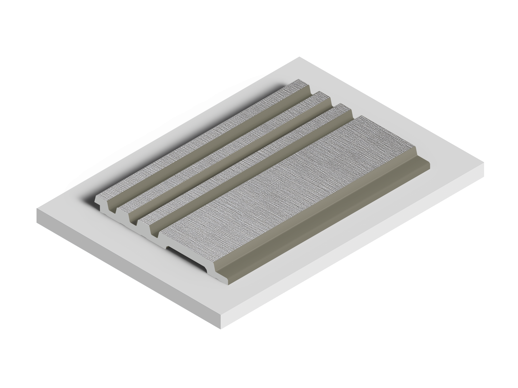 Панель декоративная LV128 S339S Hiwood 120мм×12мм×2.7м