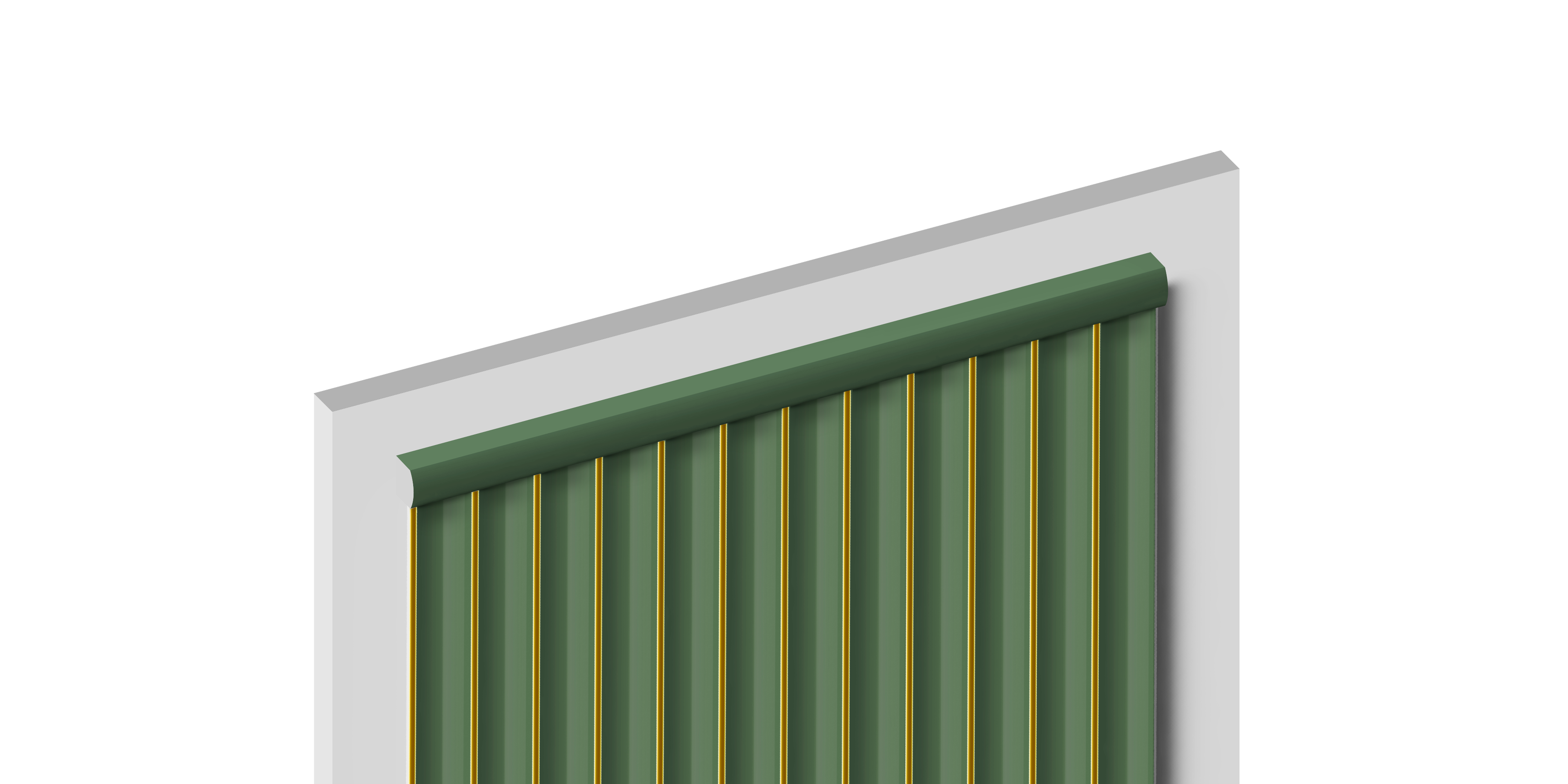 Молдинг D15V2 GN81 Hiwood 15мм×15мм×2,7м