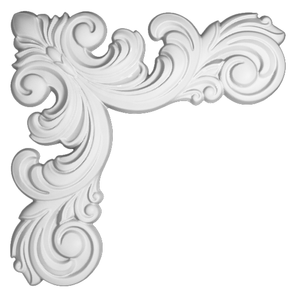 Угол декоративный УУ1 Bello Deco к молдингу 190×190мм