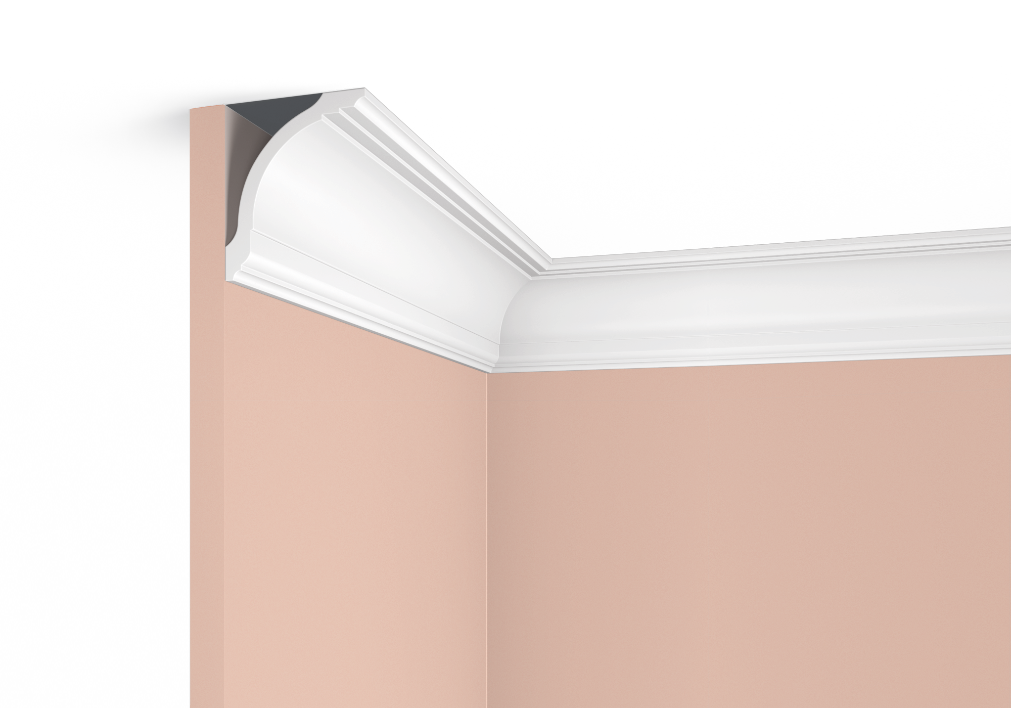 Карниз A118 Hiwood 90,2мм×76,4мм×2м