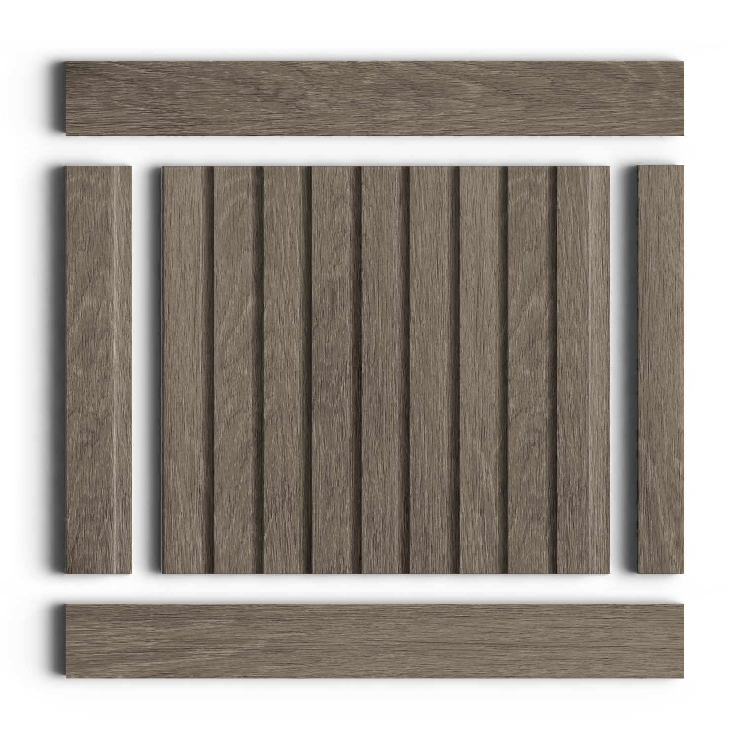 Панель декоративная LV124 BR490 Hiwood 120мм×12мм×2.7м