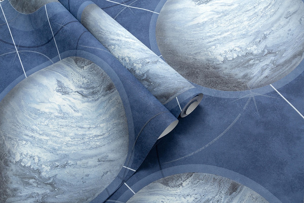 Обои HC71987-46 Palitra Home Color Планеты Palitra Home Color коллекция Планеты производства РОССИЯ в интернет-магазине Обоитрейд