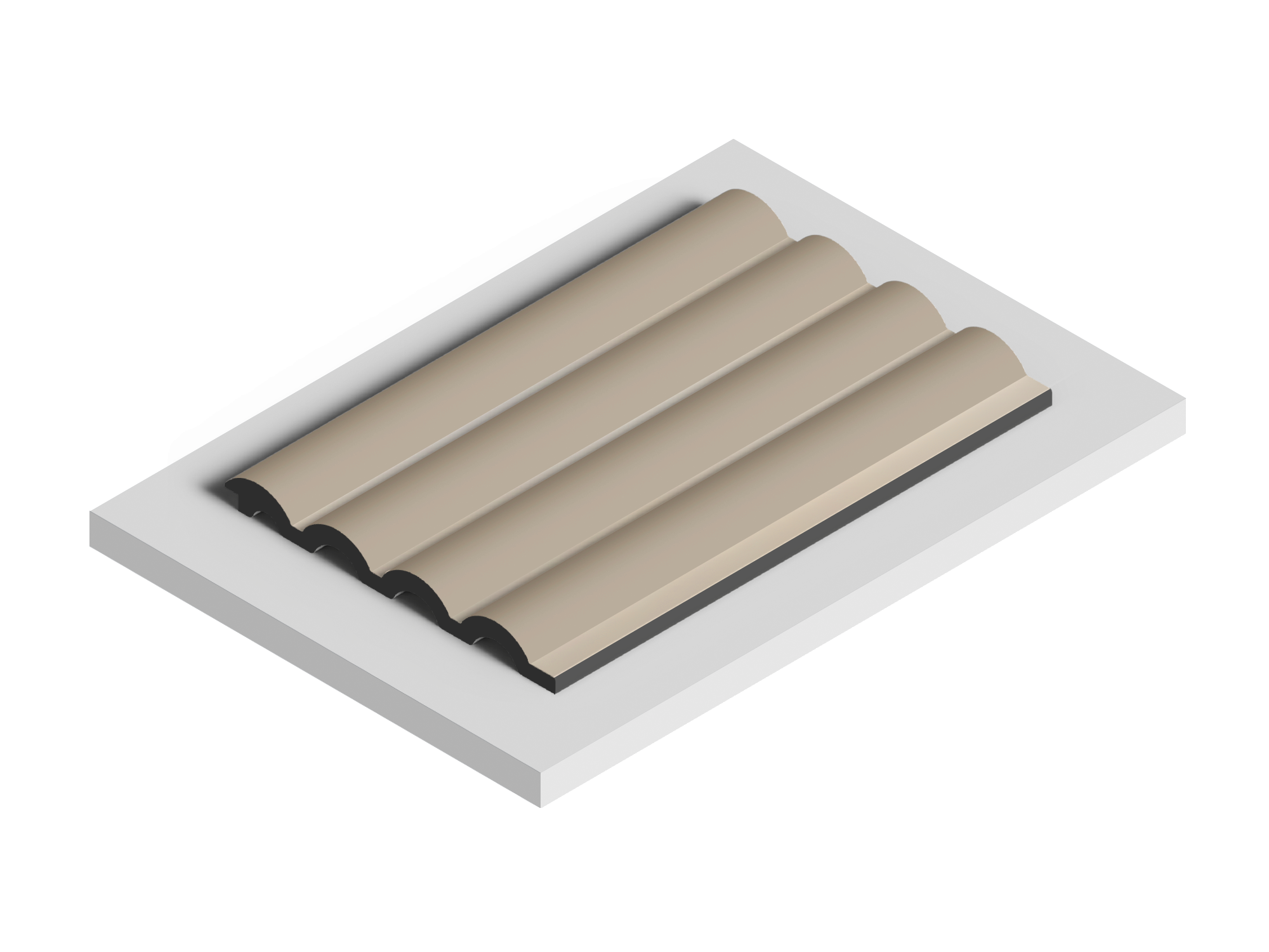 Панель декоративная LV140 BR432 Hiwood 120мм×12мм×2.7м