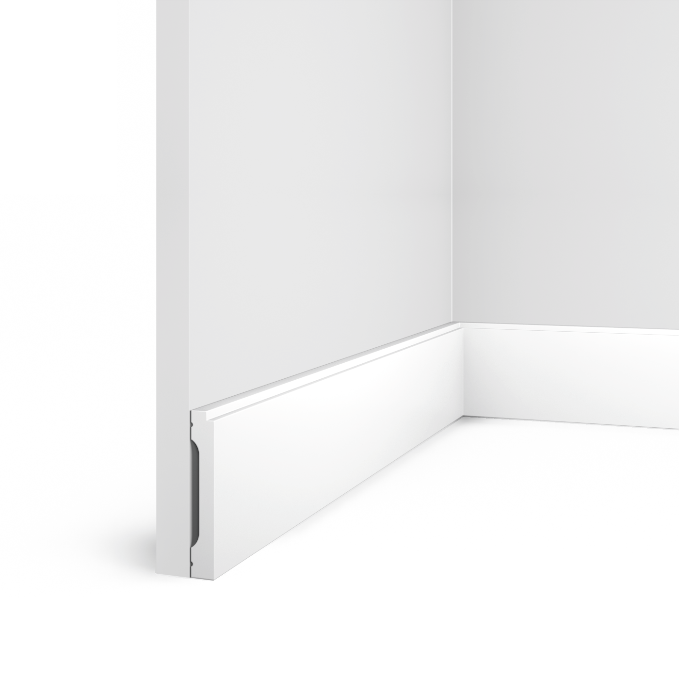 Плинтус B90V2 Hiwood 90мм×14мм×2м