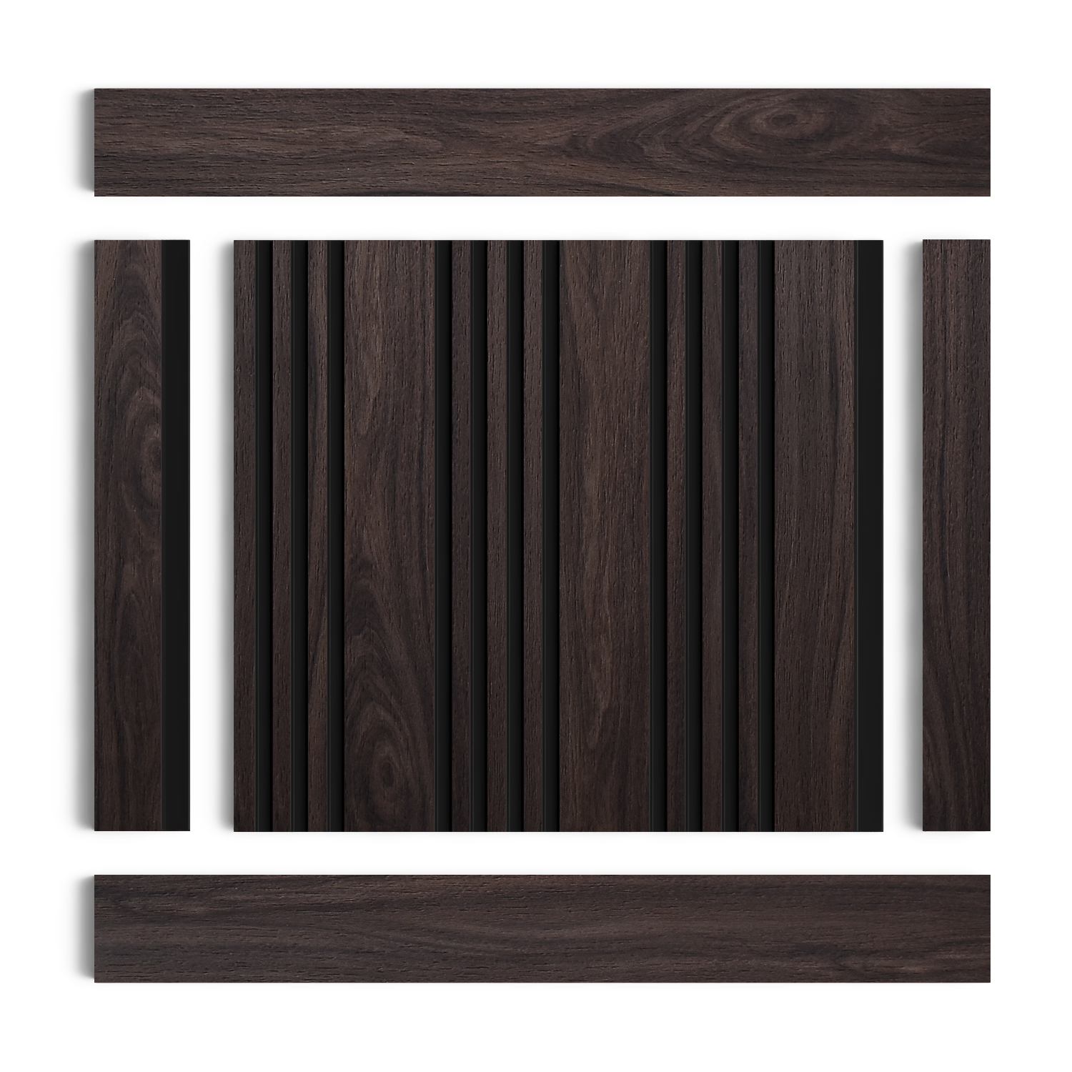 Панель декоративная LV128 BR395K Hiwood 120мм×12мм×2.7м