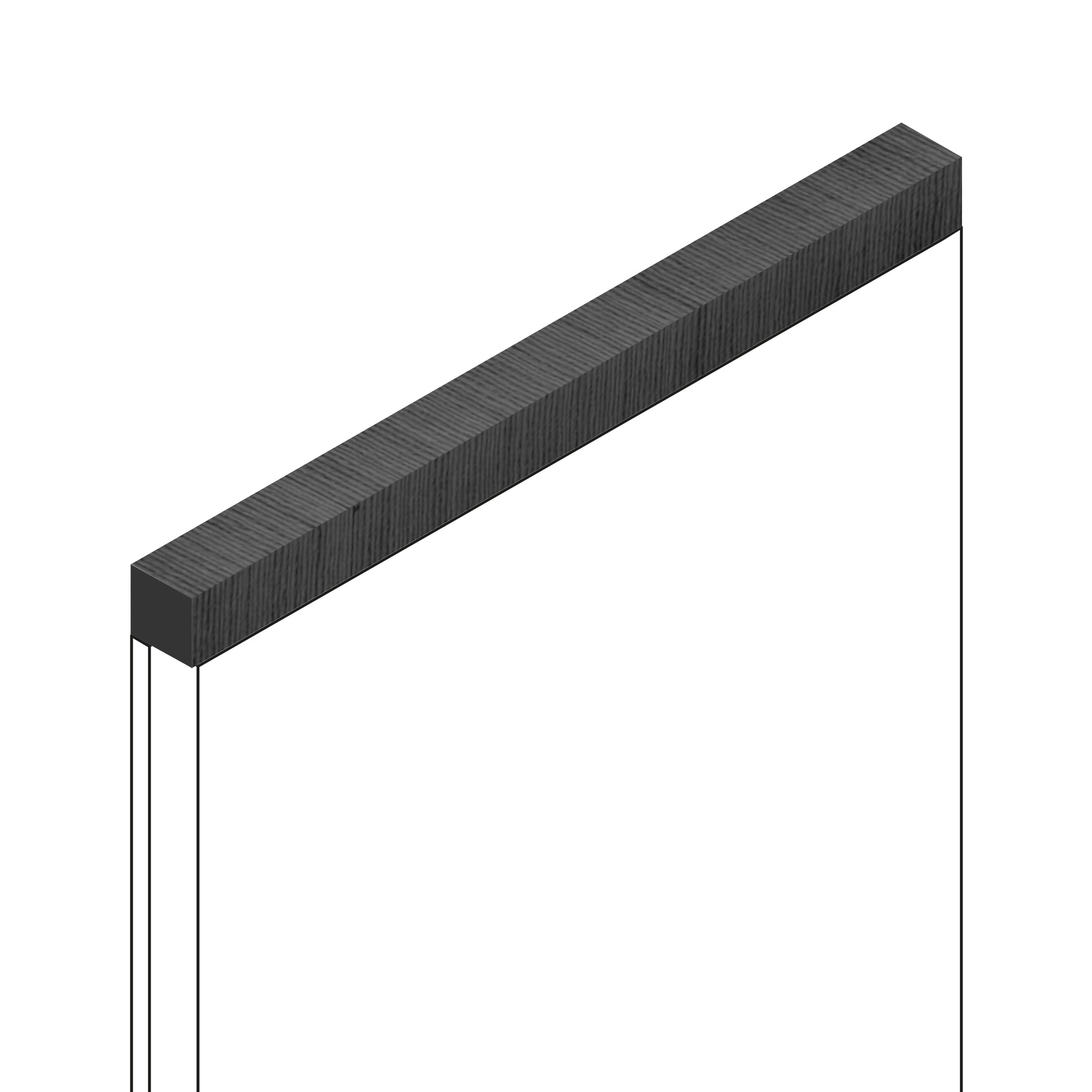 Молдинг D12V1 GR26 Hiwood 12мм×12мм×2,7м